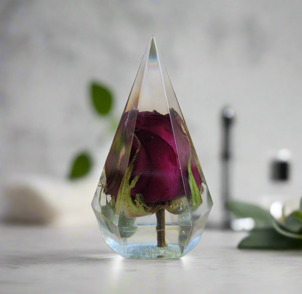 red spray rose ring holder flower preservation red rose