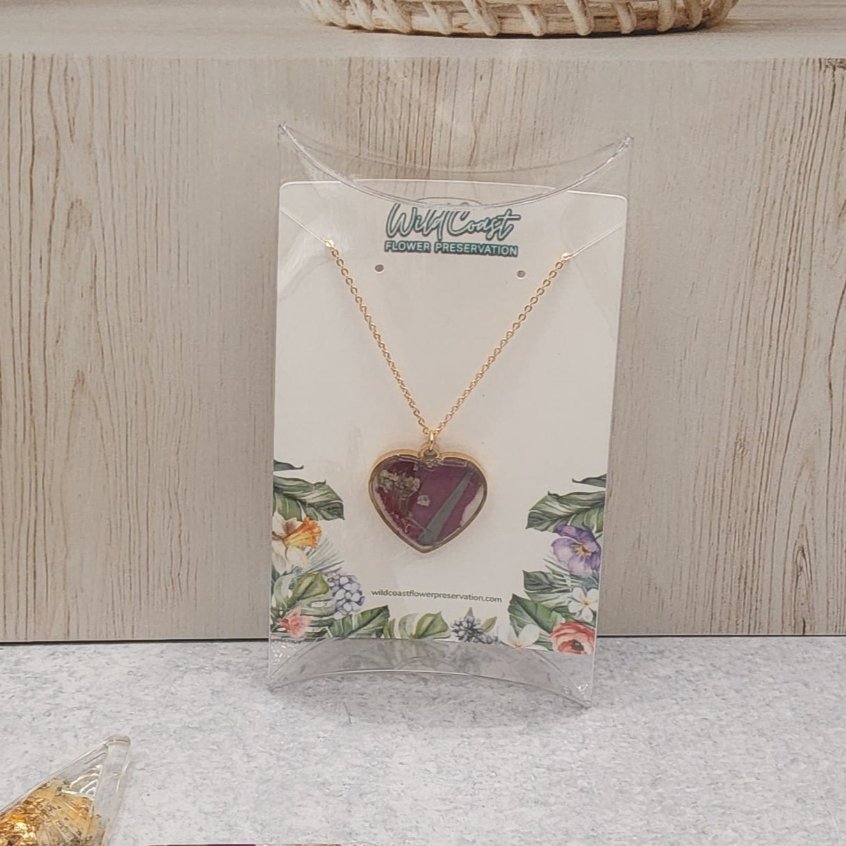 Customized Floral Pendant Necklace Funeral Flower Preservation Bridal Bouquet Wedding Flowers Preserve Your Flowers Forever