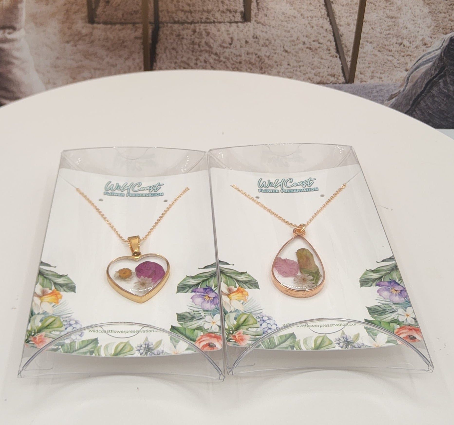 Customized Floral Pendant Necklace | Funeral Flower Preservation | Bridal Bouquet | Wedding Flowers | Preserve Your Flowers Forever