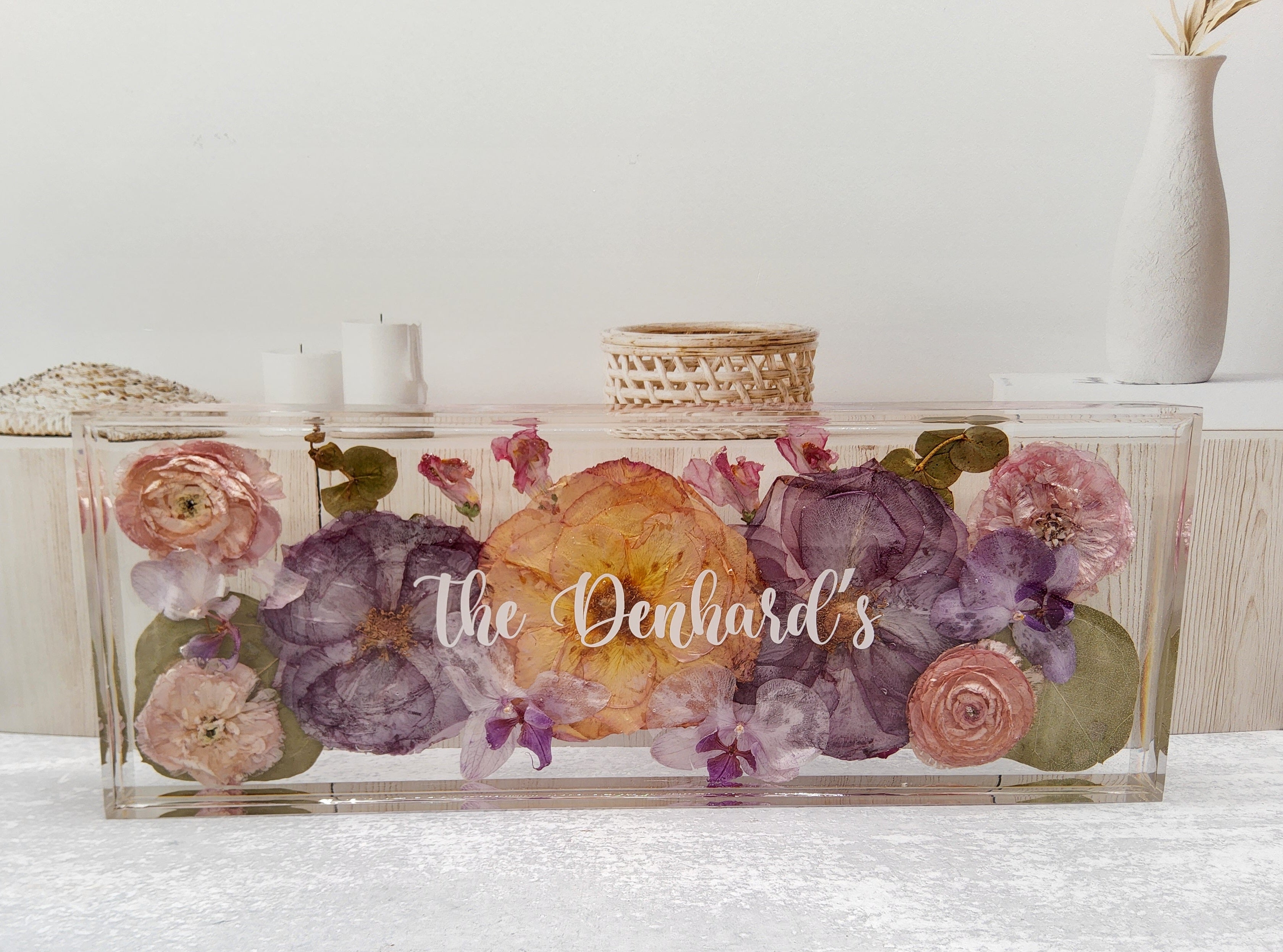 Wedding Bouquet Keepsake Sign