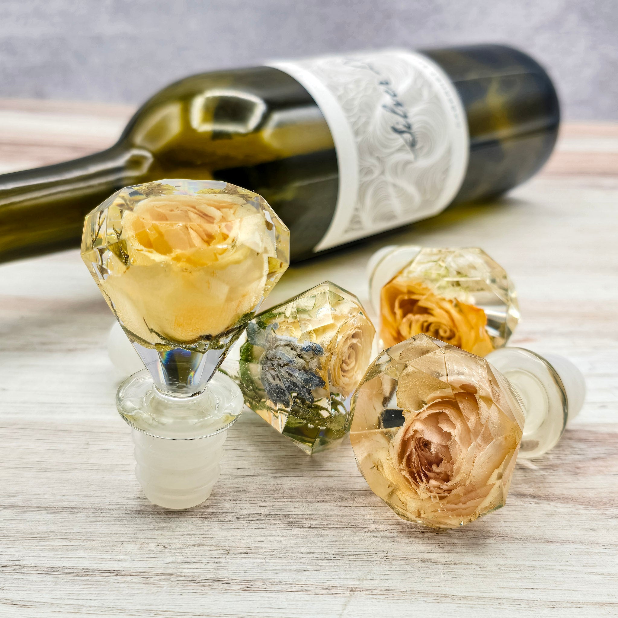 Diamond Bottle Stopper