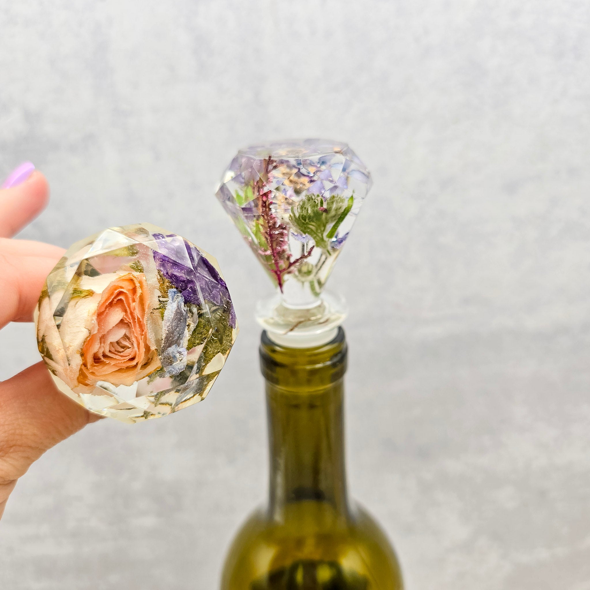 Diamond Bottle Stopper