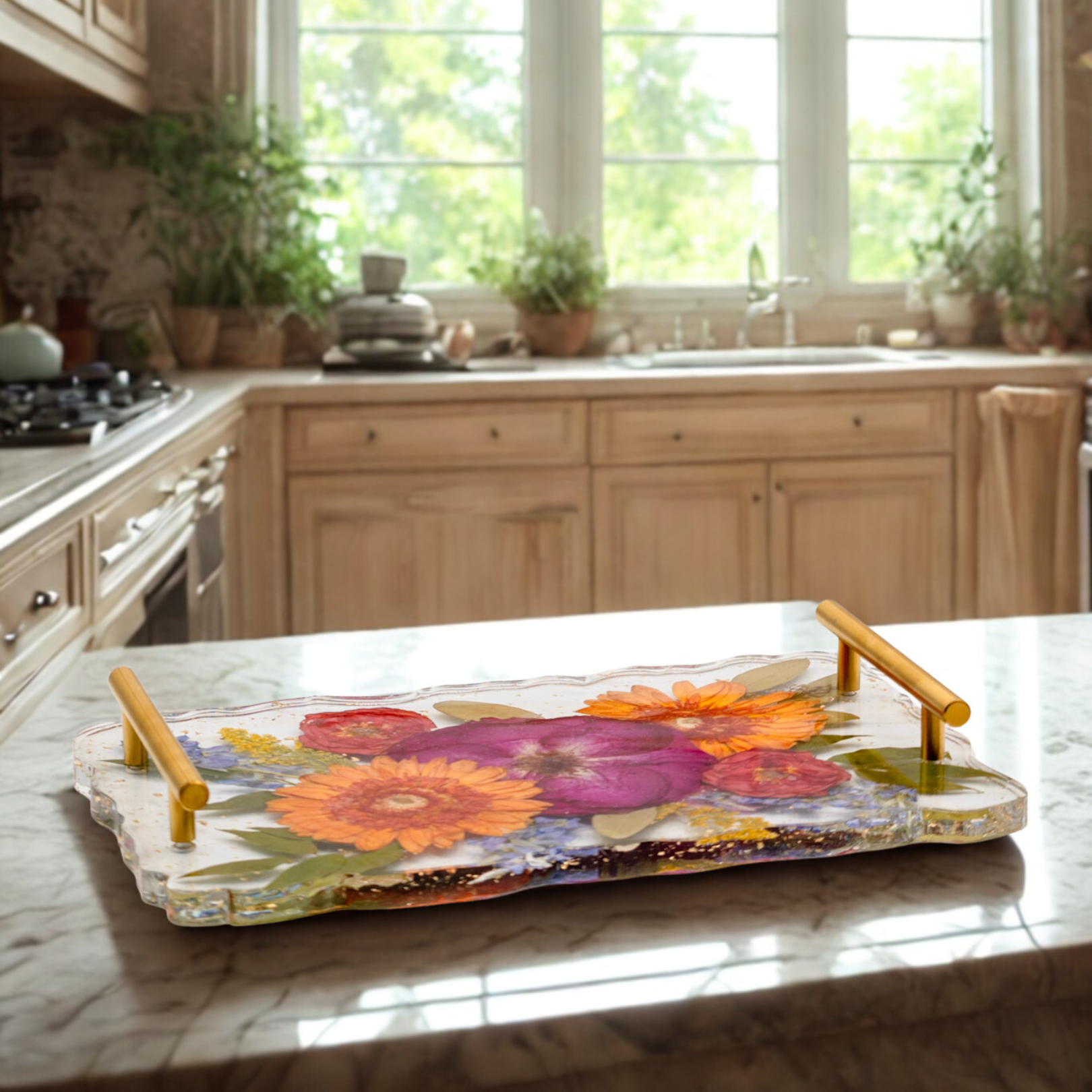 Pressed Flower Preservation Resin Tray Wedding Bouquet Flower Preservation Tray Resin Floral Preservation Resin Pressed Wedding Flower Tray