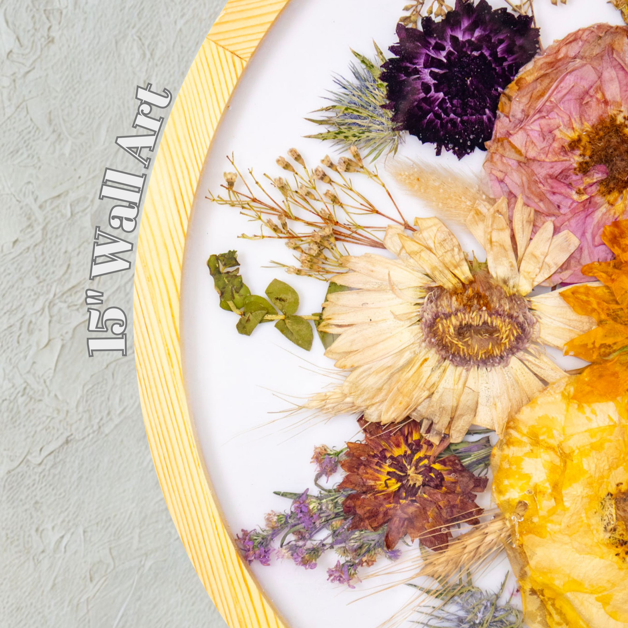 Pressed Flower Frame Bouquet Preservation Wedding Flower Keepsake Dried Flower Framed Wall Decor Flower Preservation Frame Flower Resin Art