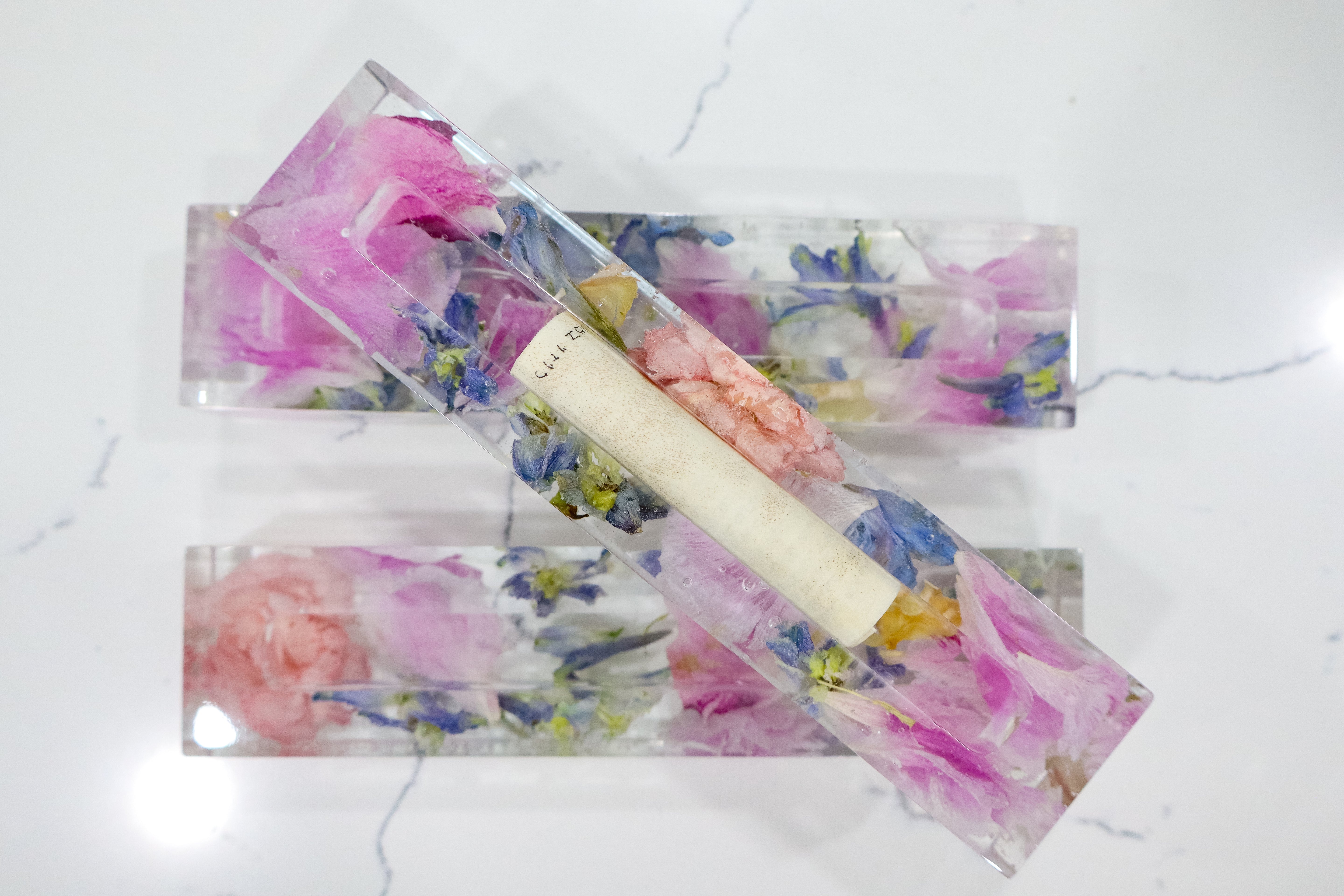 Preserved Flower Mezuzah