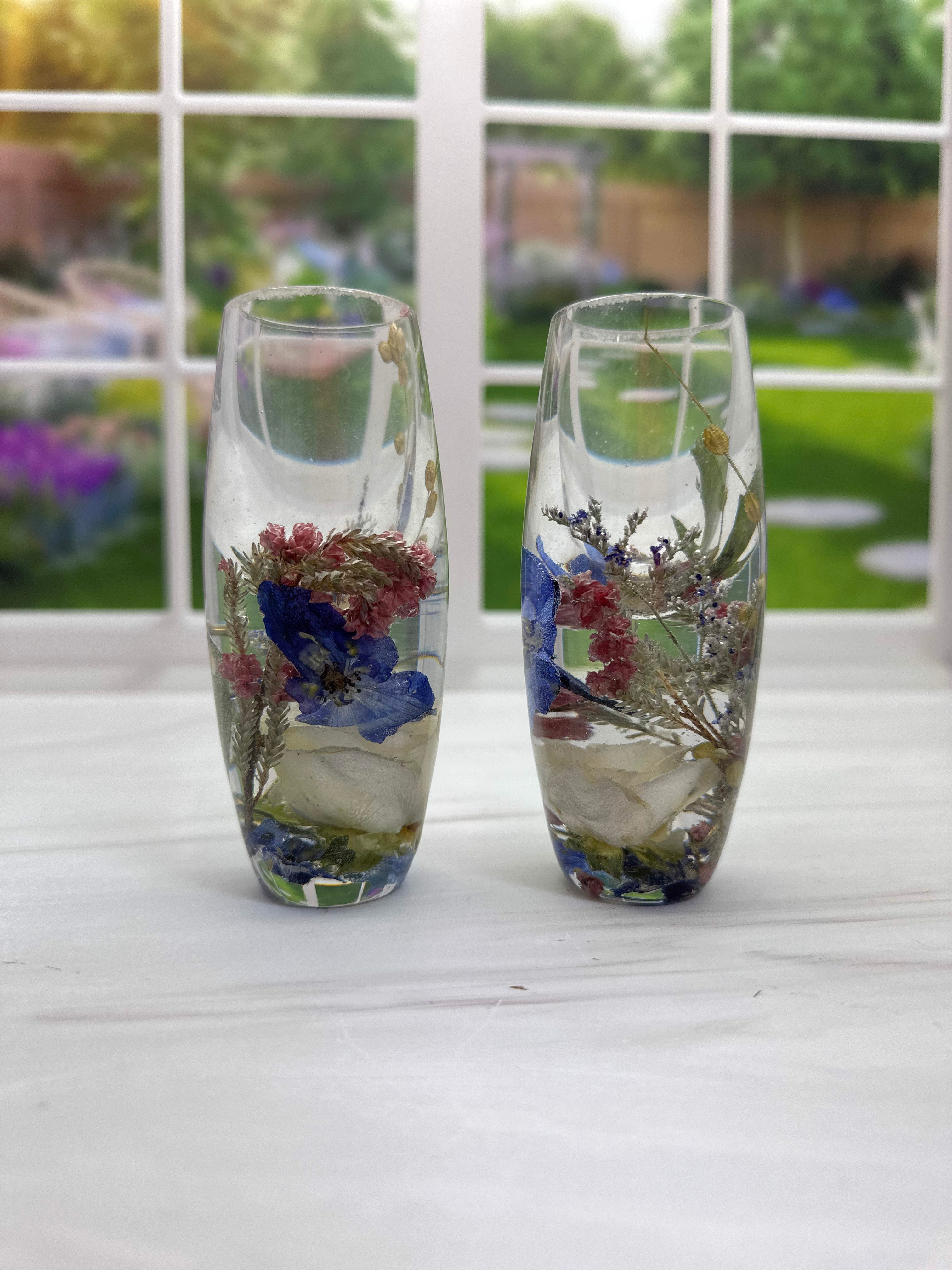 Preserved Flower Shot Glasses Set