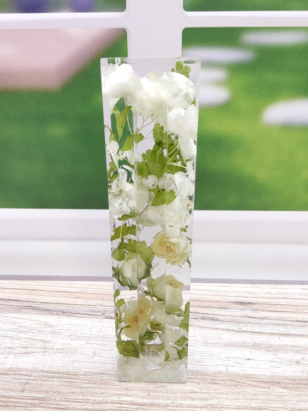 Preserved Flower Mezuzah