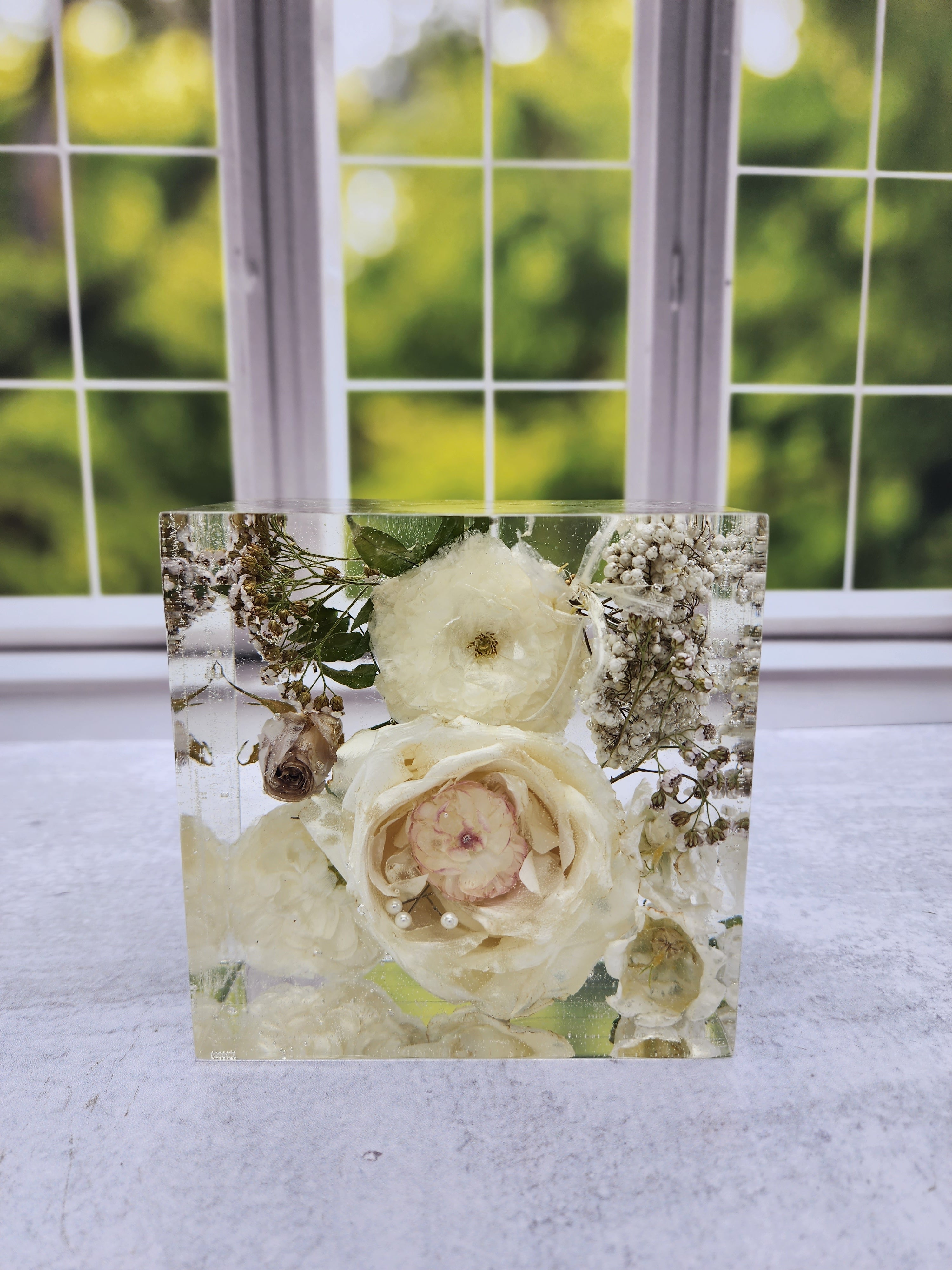 5x5 Preserved Flower Bouquet Block