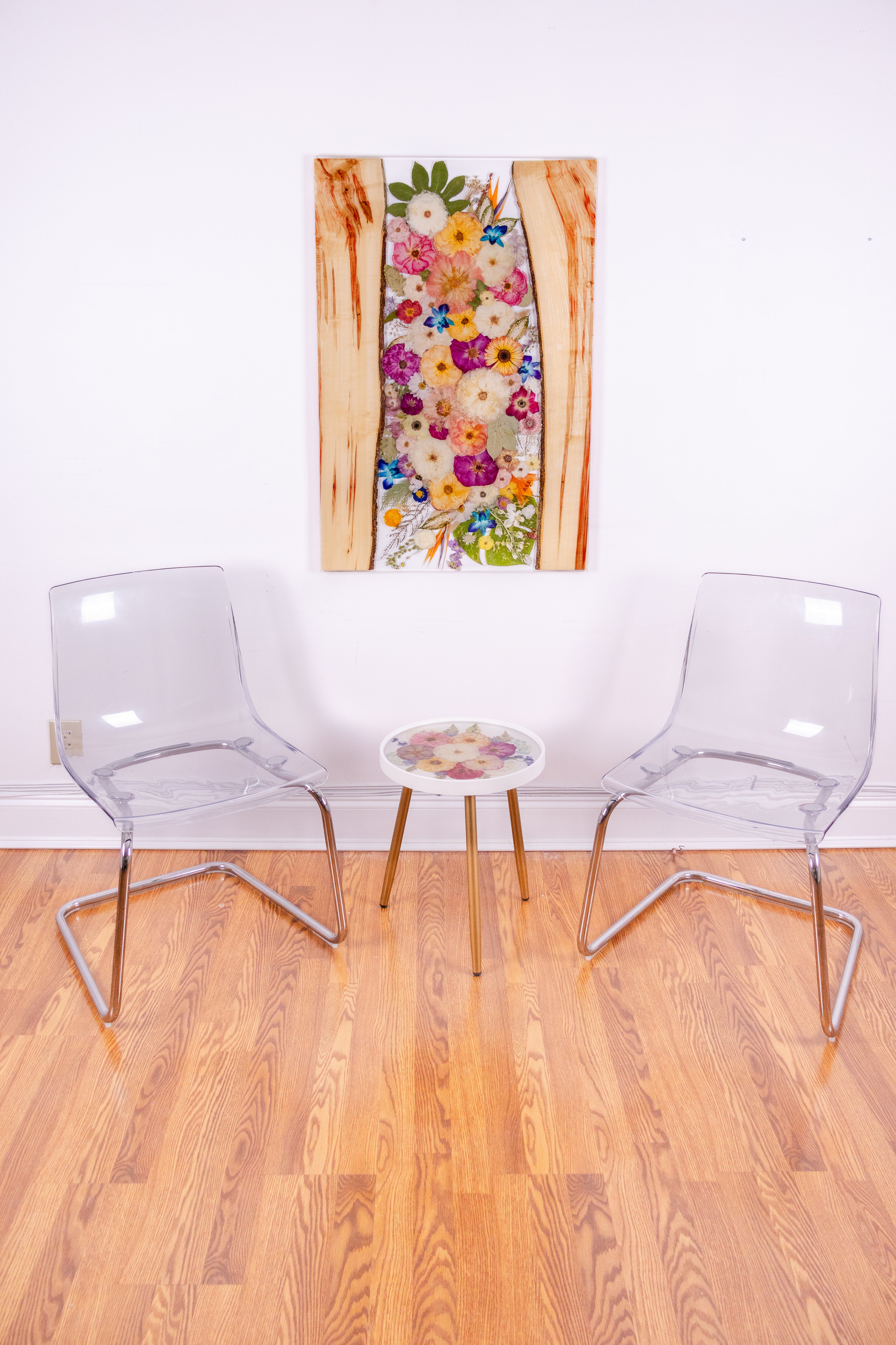 40x27 Live Edge Wall Art | Floating Frame