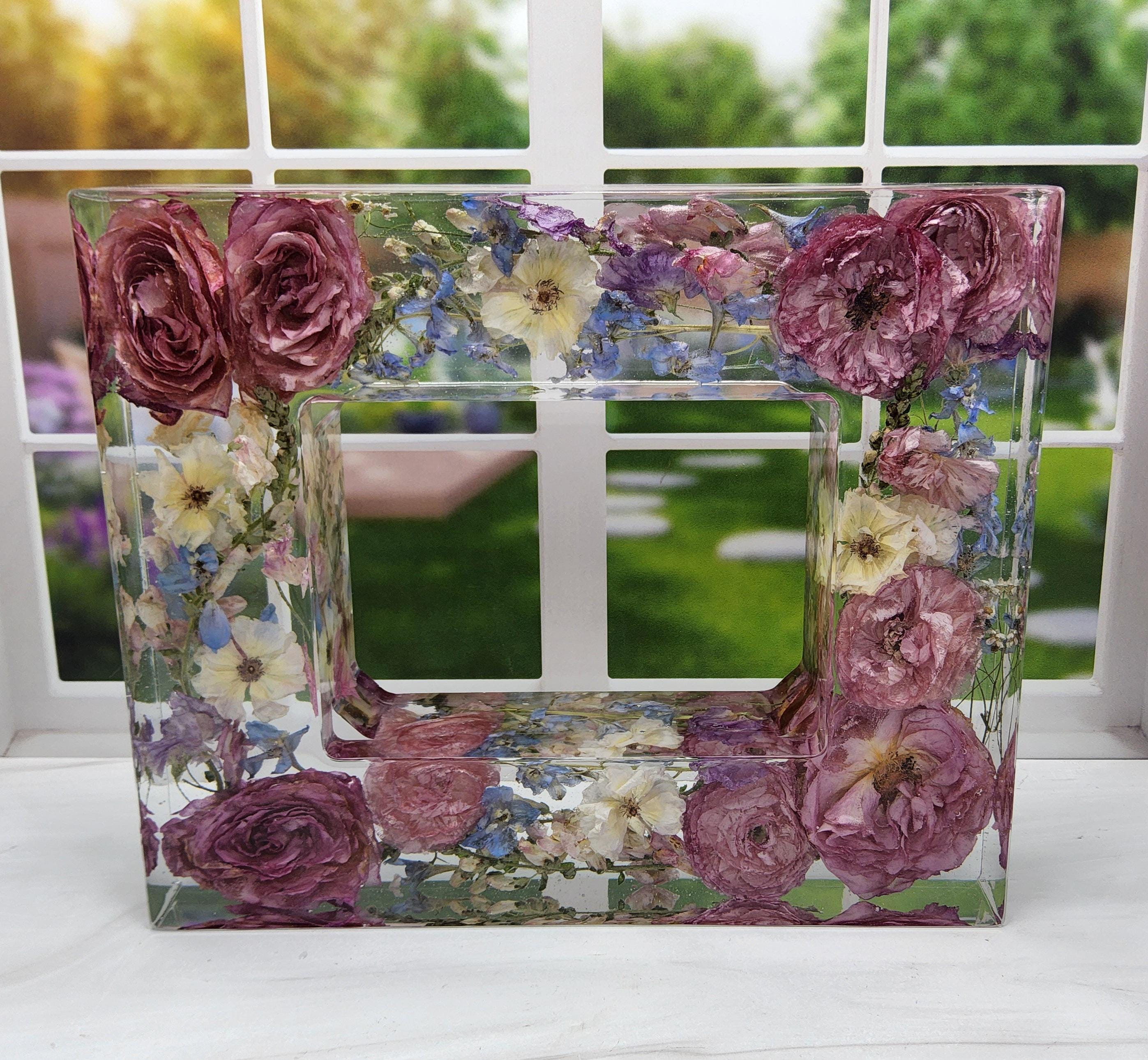 5x7 Preserved Flower Photo Frame