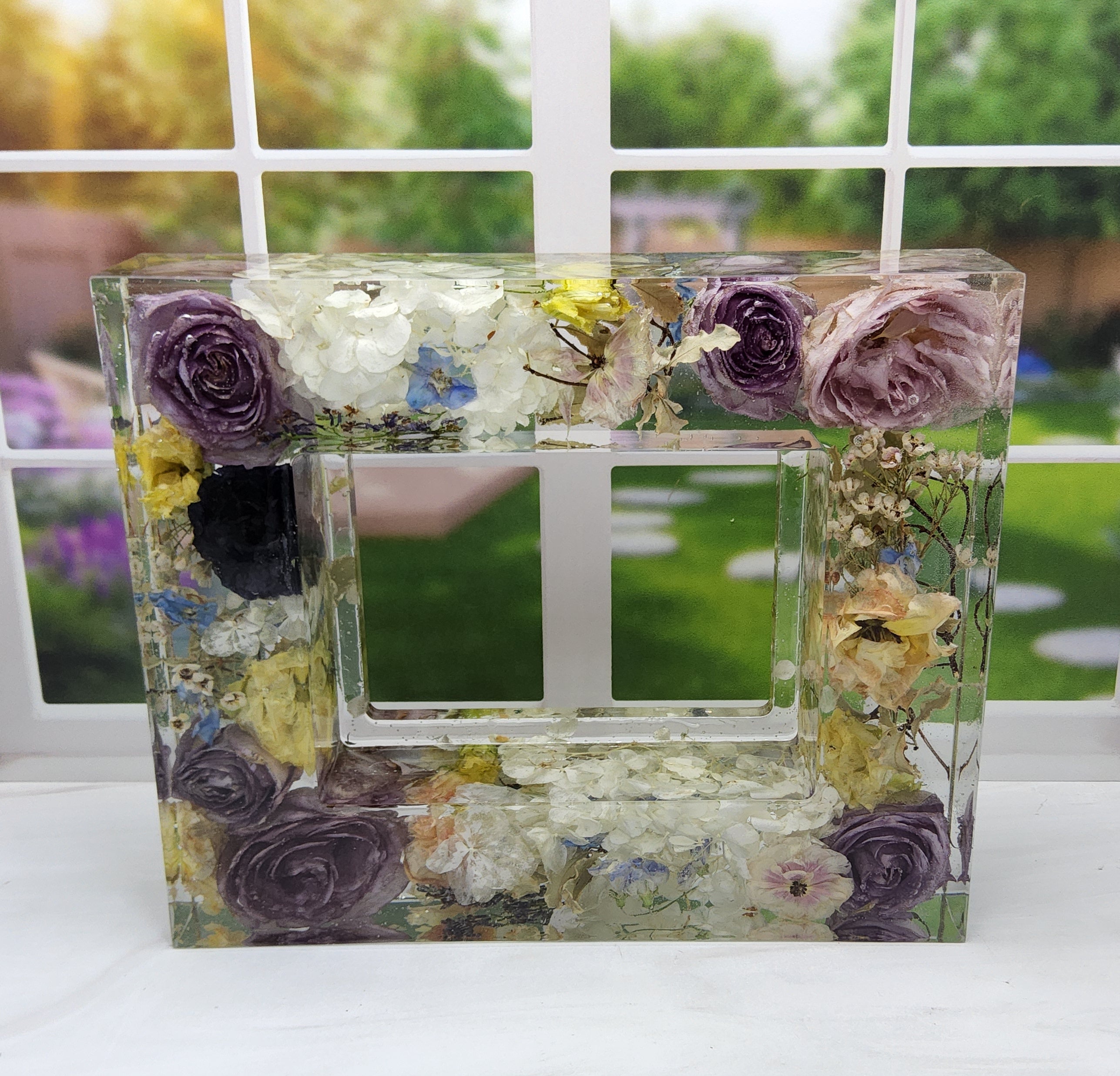 5x7 Preserved Flower Photo Frame