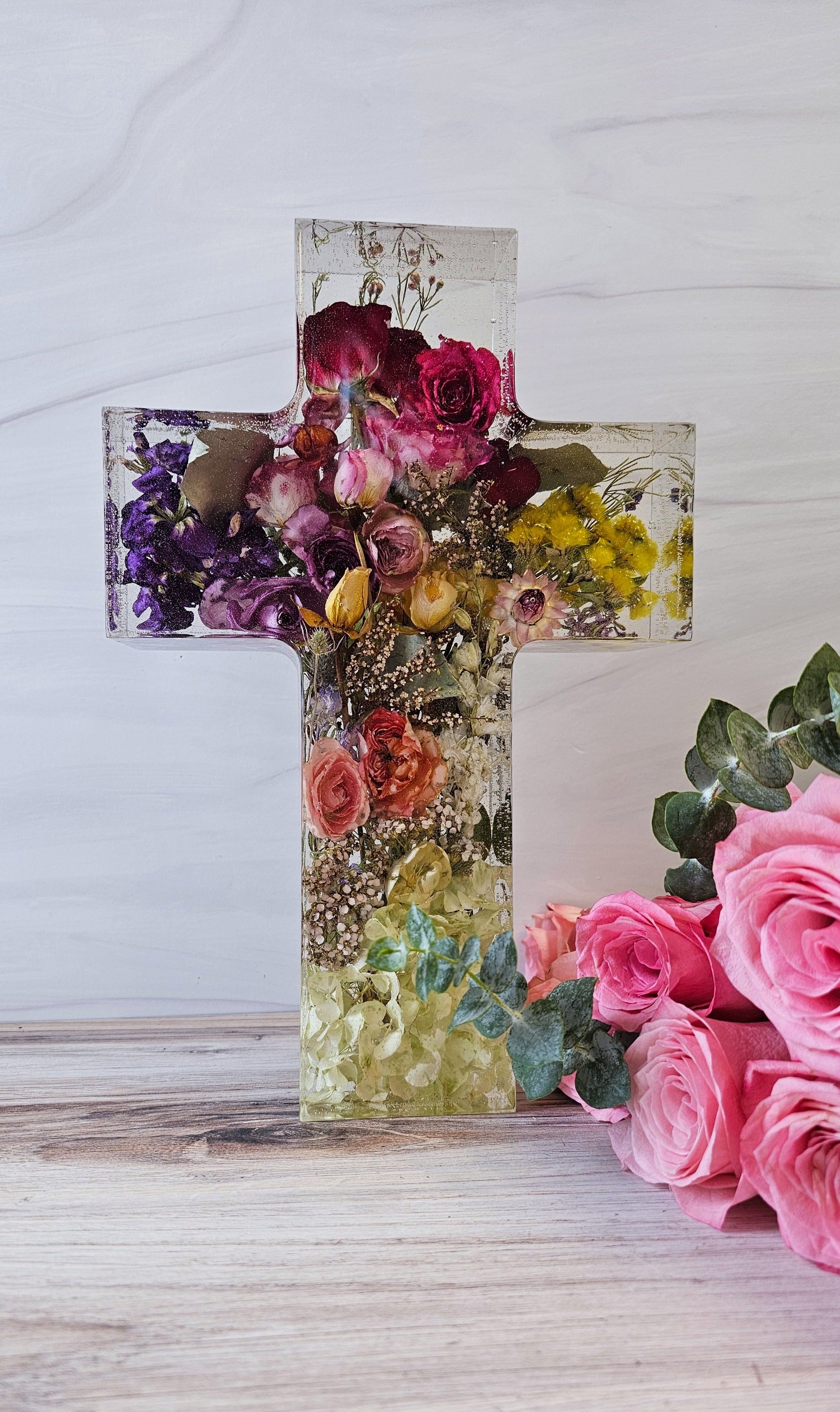 Flower Memorial Preservation Grave Flower Cemetary Flower Preservation