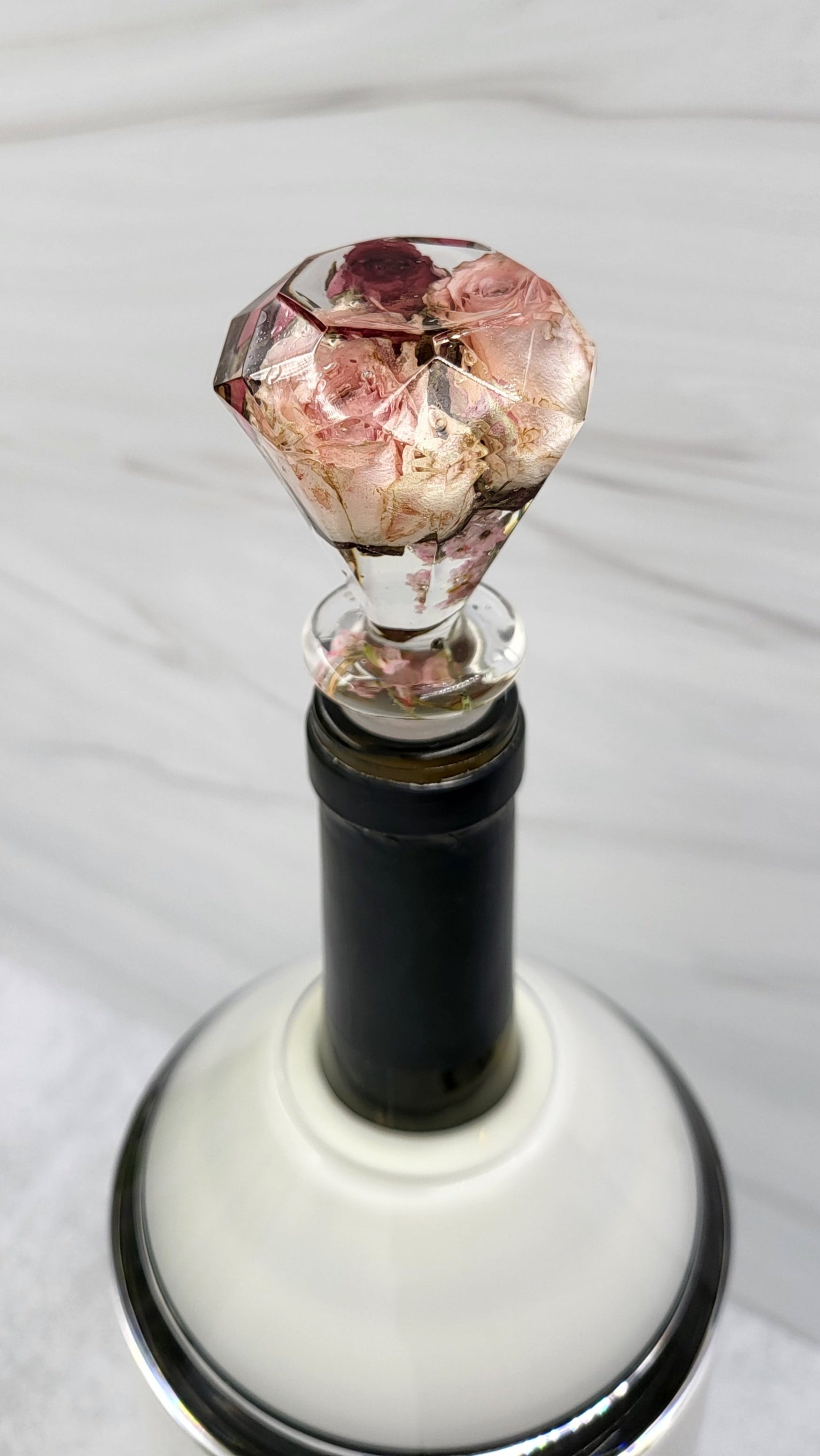 Preserved Wedding Flowers Bouquet Wine Stopper