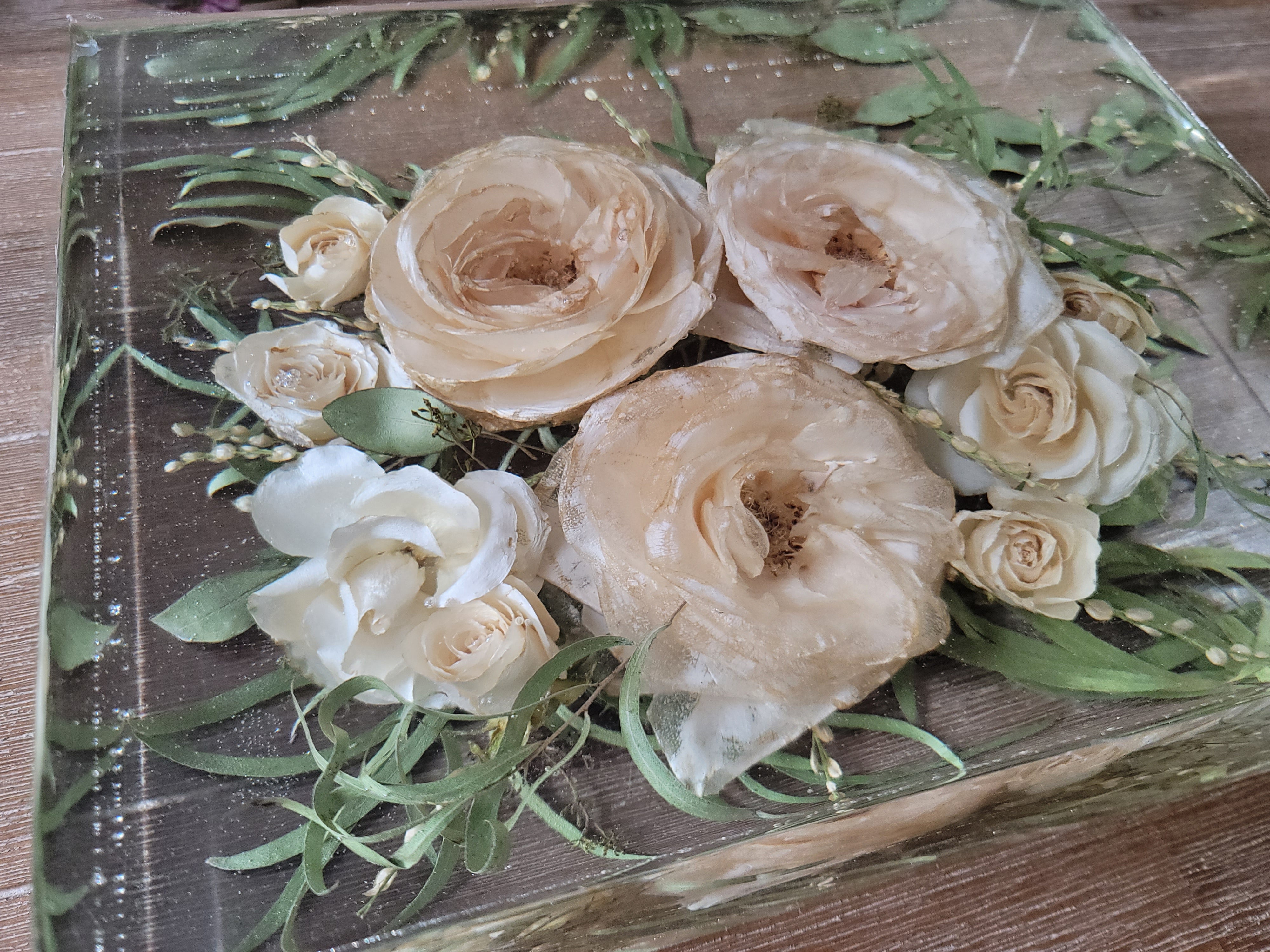 8x10 Preserved Flower Bouquet Block