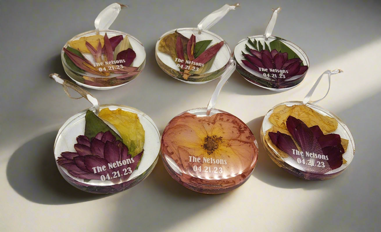 flower preservation ornaments tropical flowers