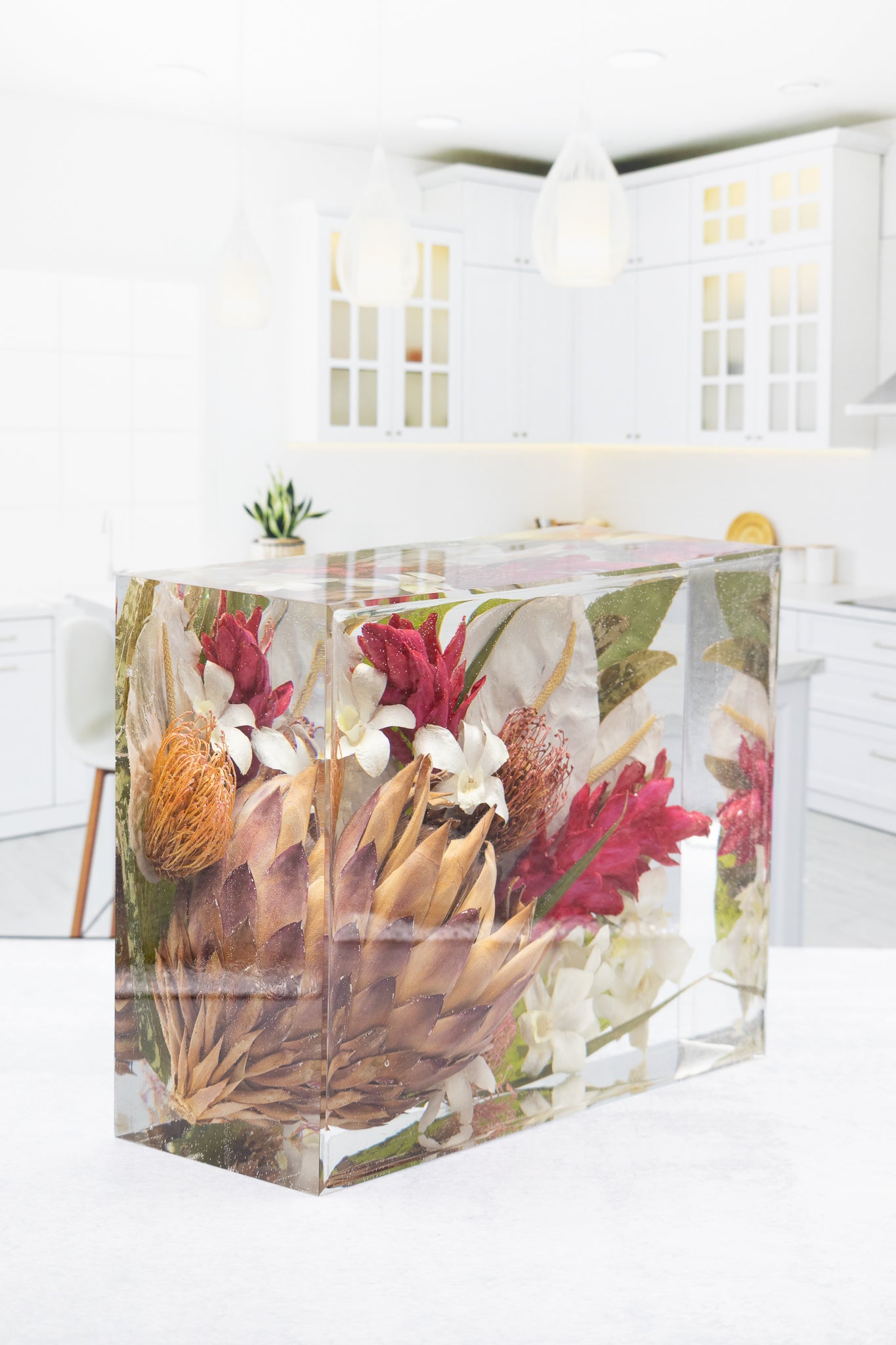 8x10 Preserved Flower Bouquet Block