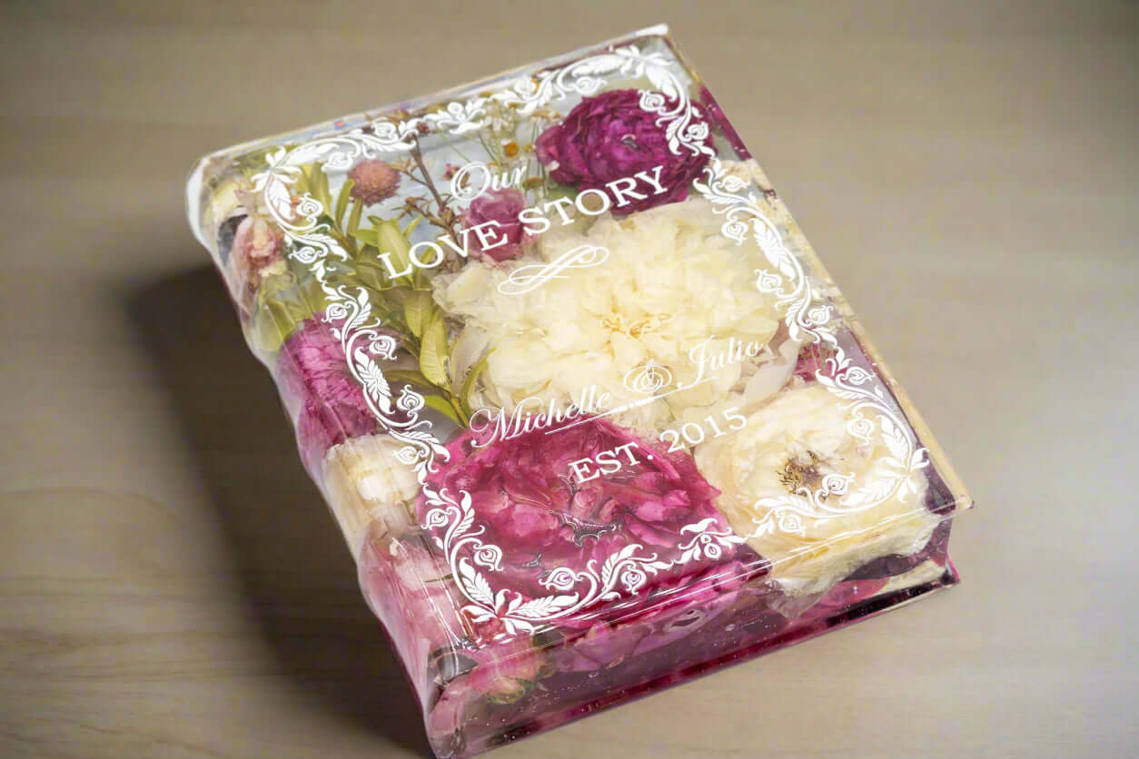 Personalized Wedding Book Block