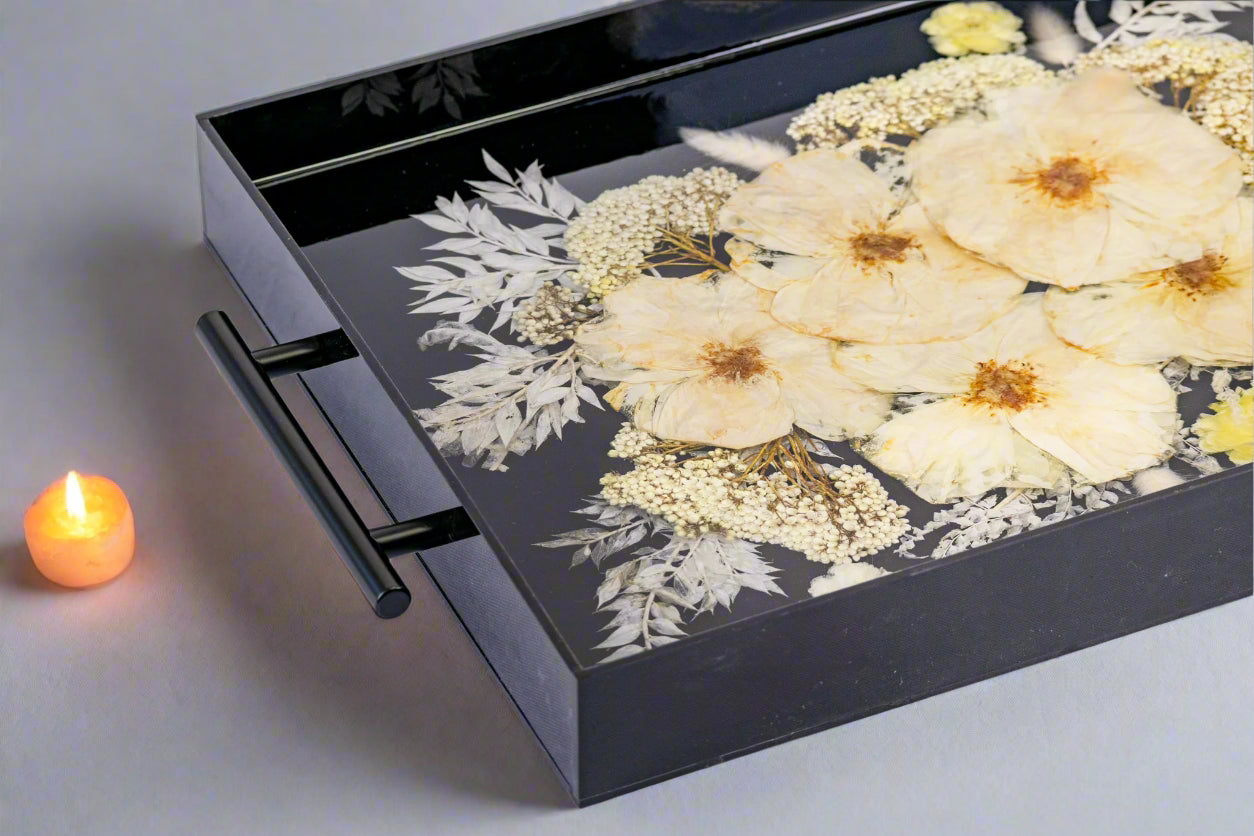 Wedding Bouquet Preservation Tray Gothic Wedding Gift Halloween Wedding Invitation Flower Preservation Witchy Wedding Bouquet Tray