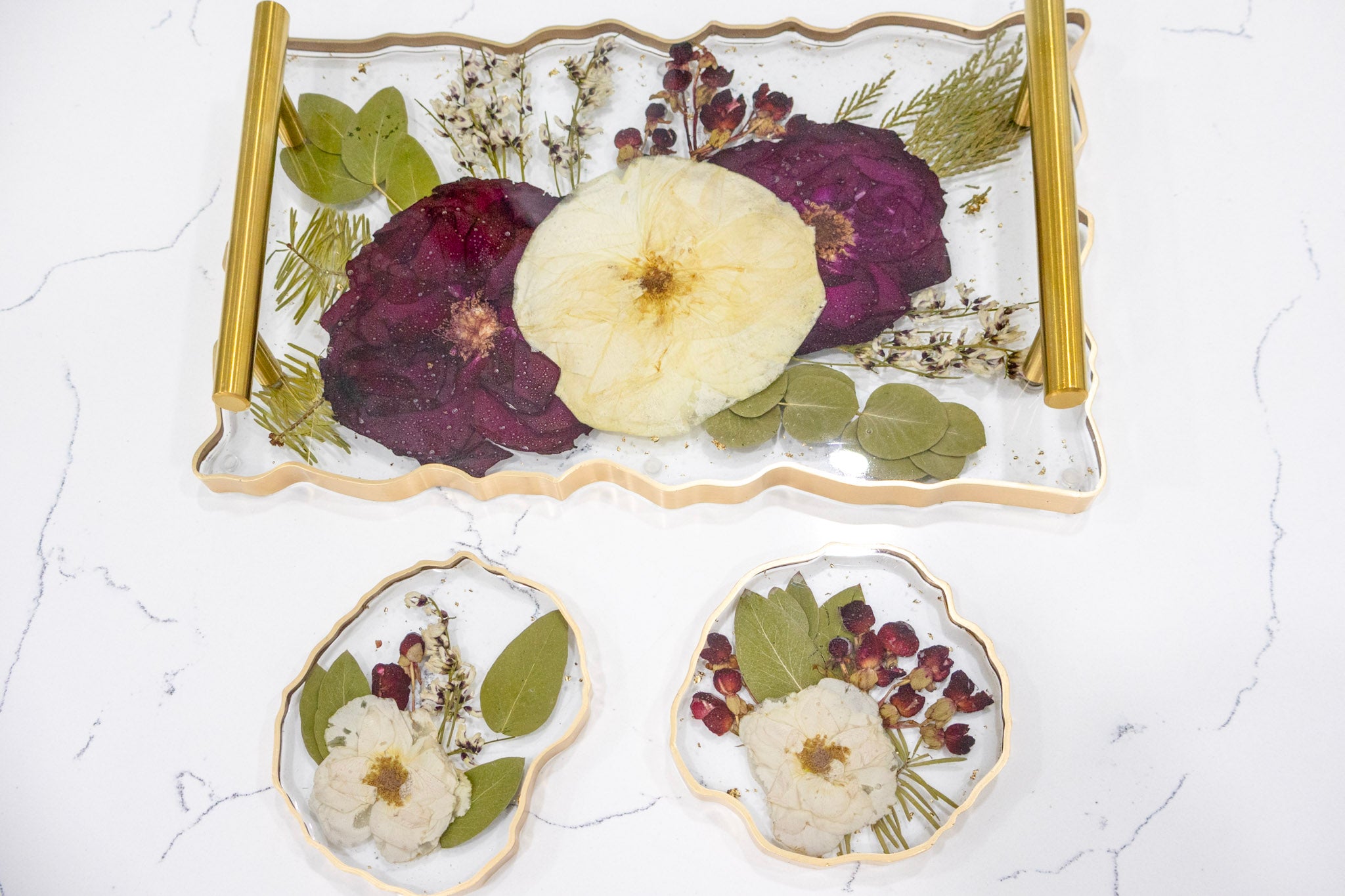Flower Preservation Resin Wedding Bouquet Flower Preservation Tray Pressed Flower Resin Floral Preservation Resin Preserved Wedding Flower