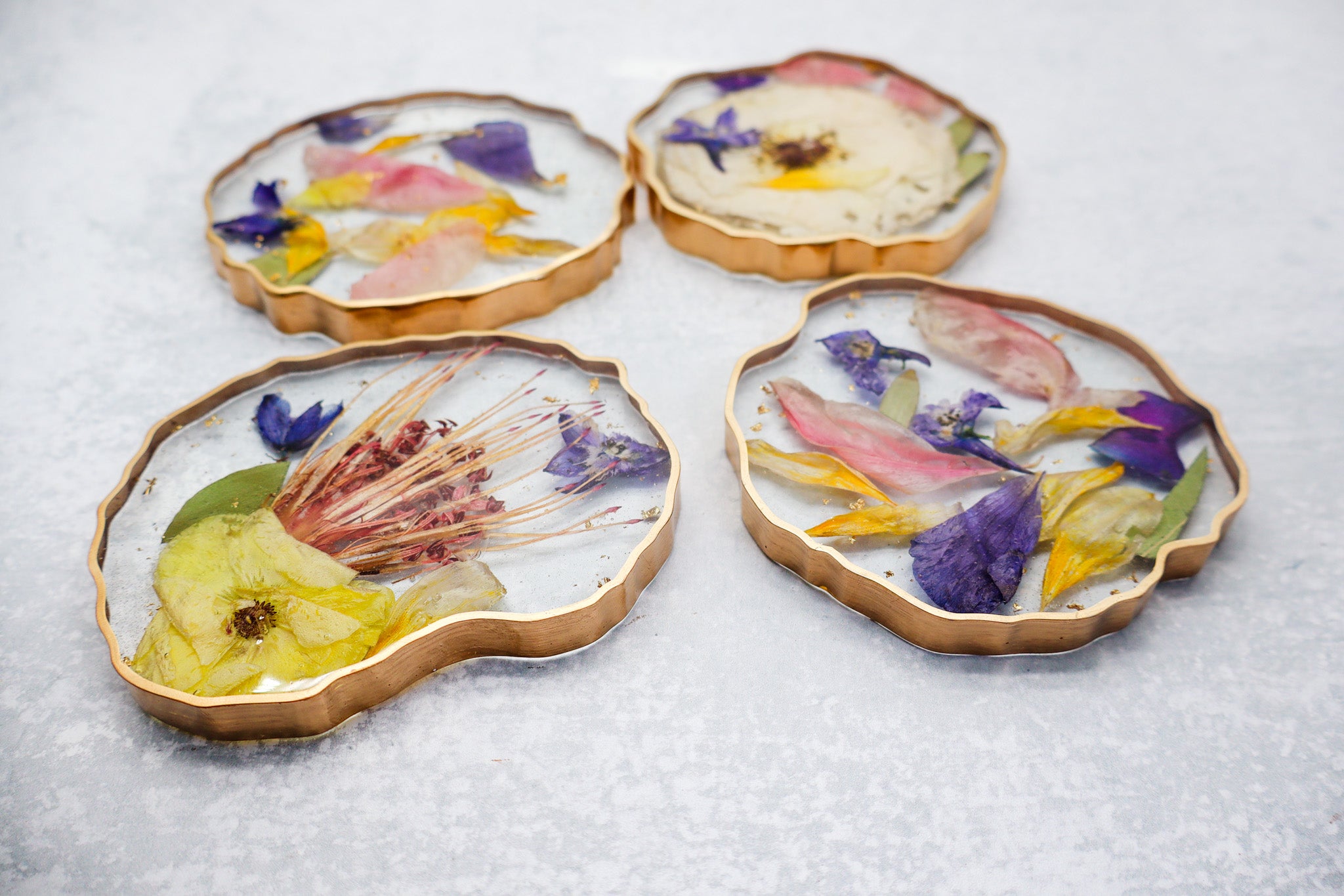 flower preservation coasters bouquet preservation
