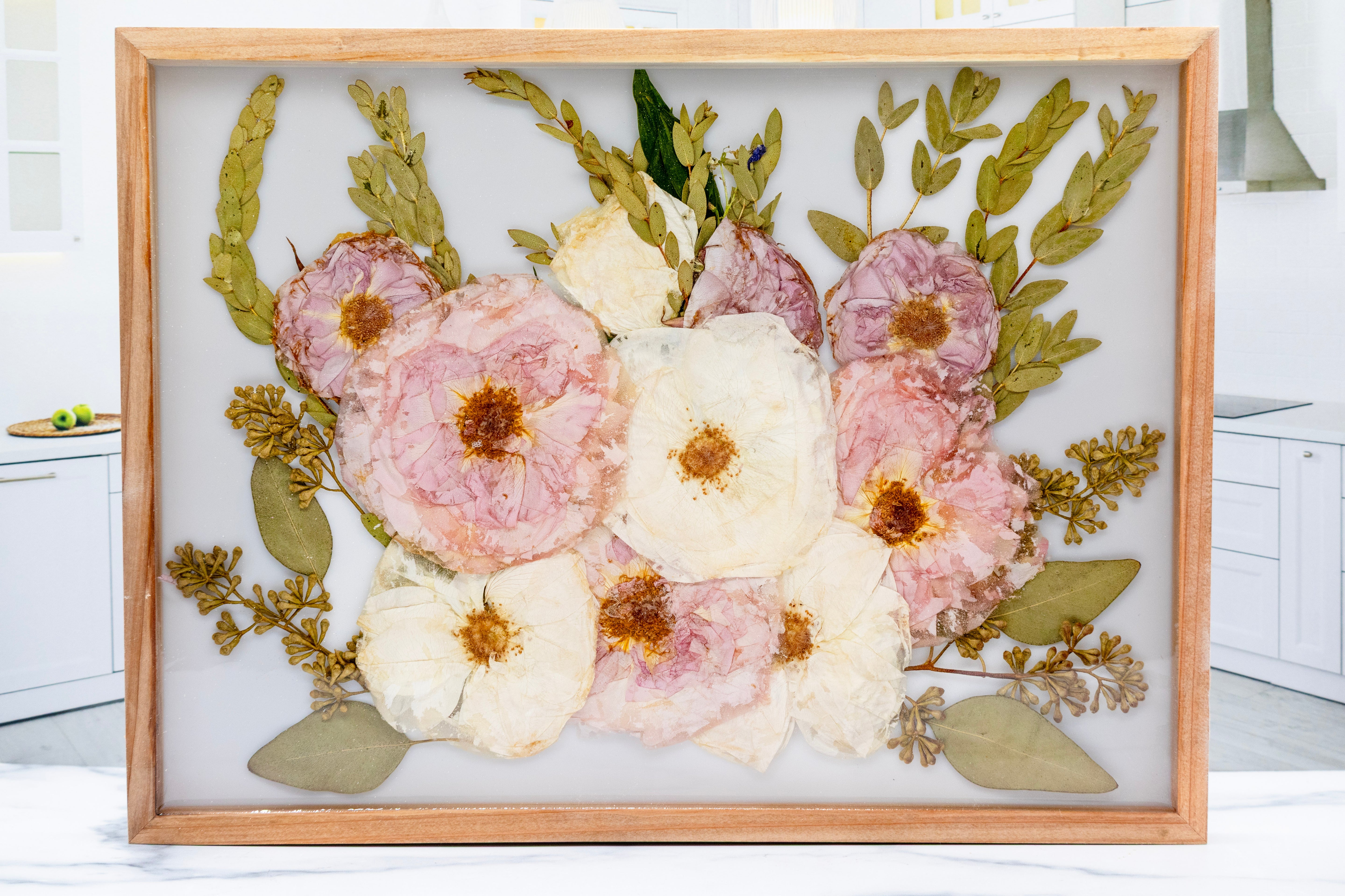 12x16 Pressed Flower Frame Wood Wall Decor