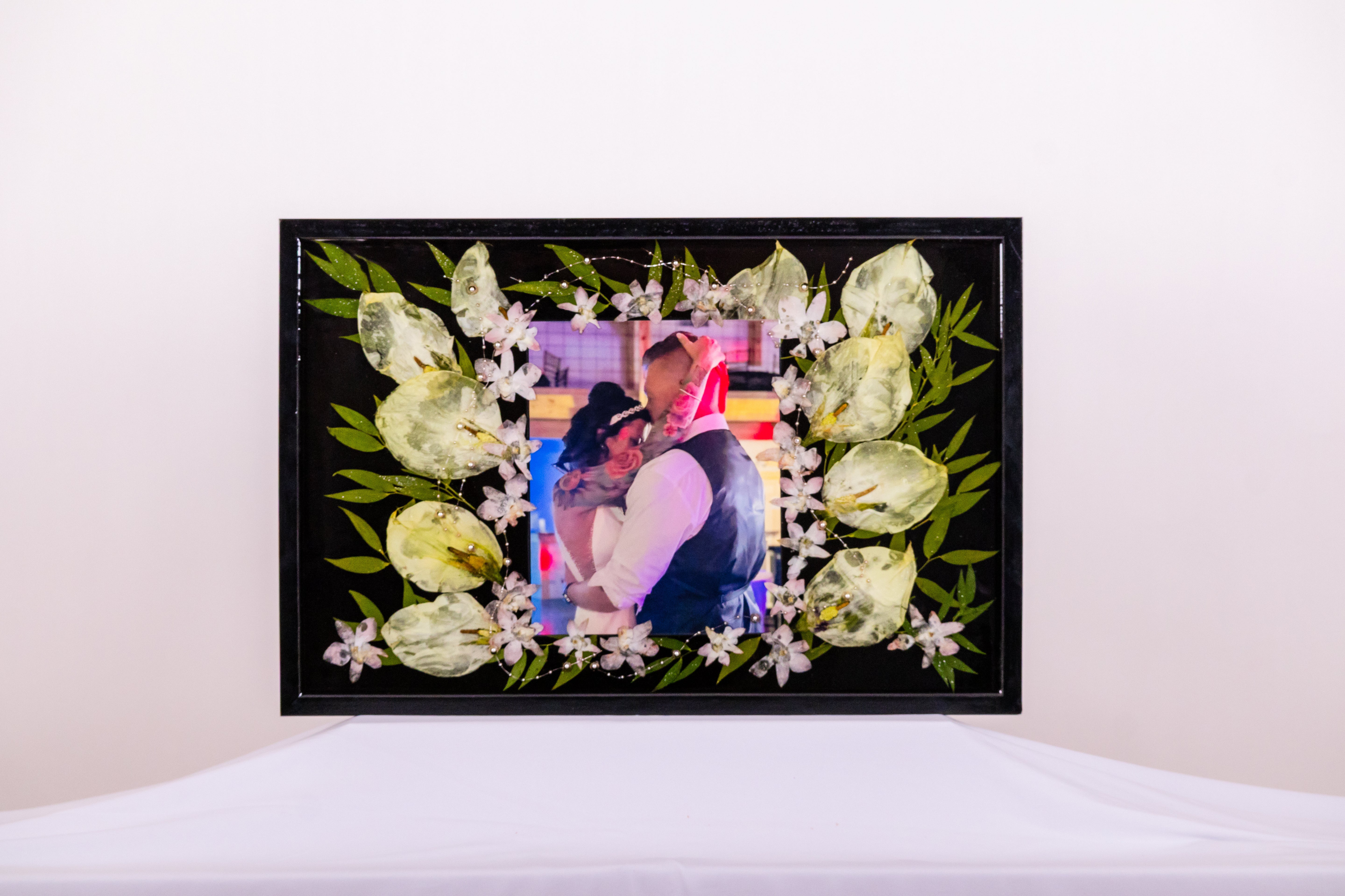 23x15 Pressed Flower Frame Wood Wall Decor