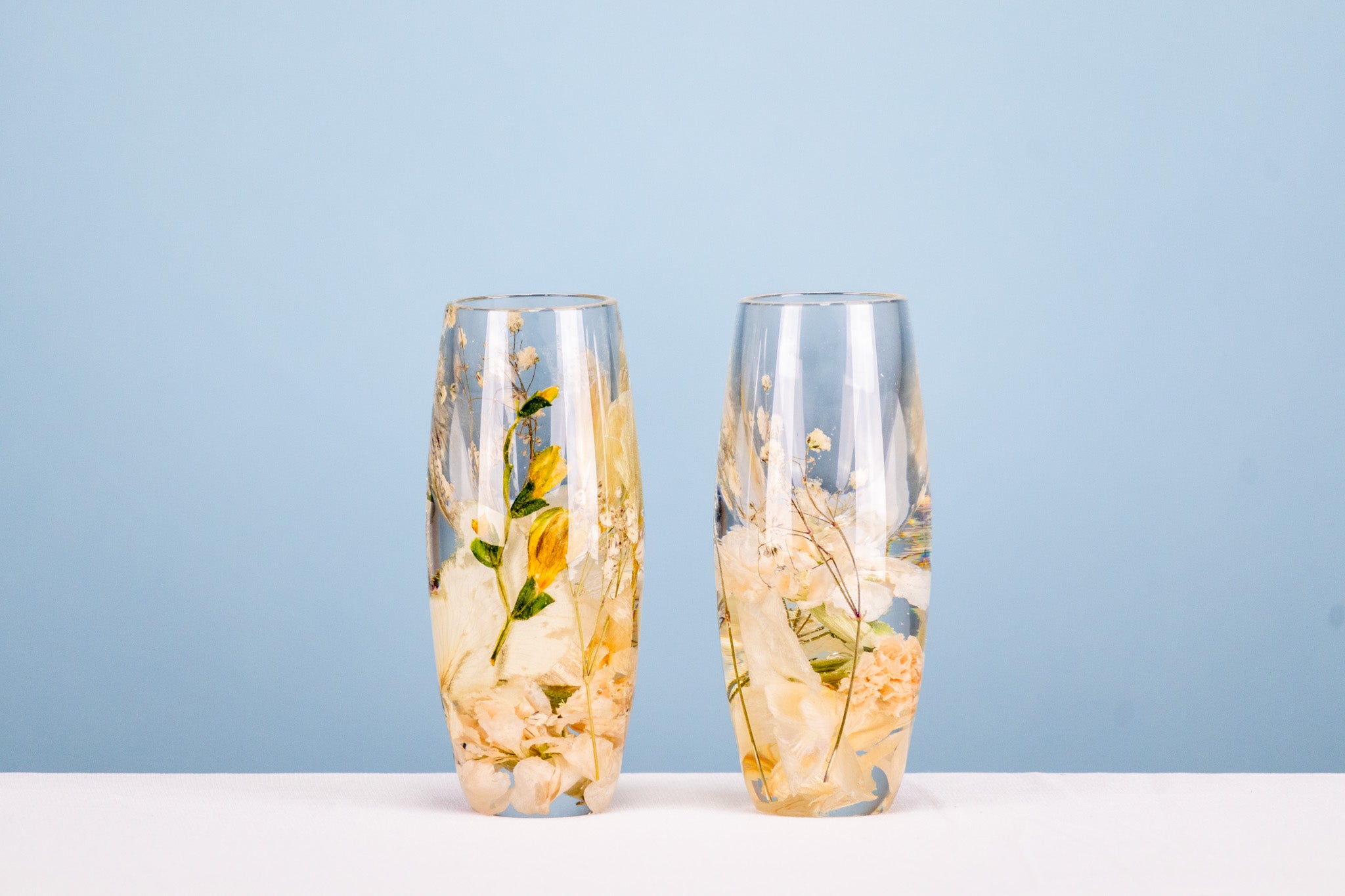 Preserved Flower Shot Glasses Set