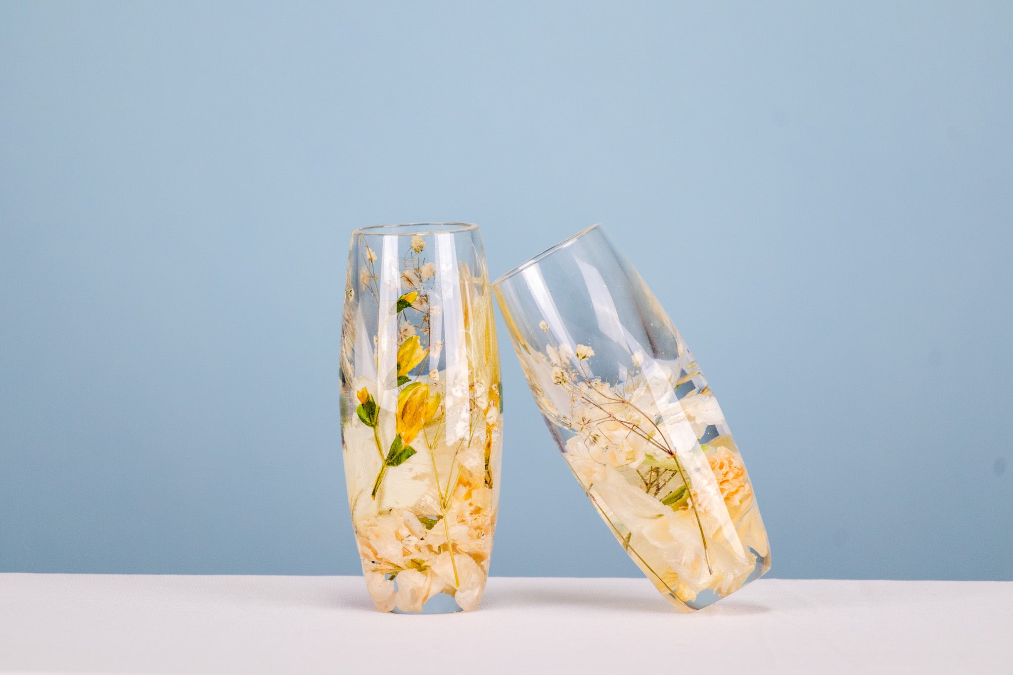Preserved Flower Shot Glasses Set