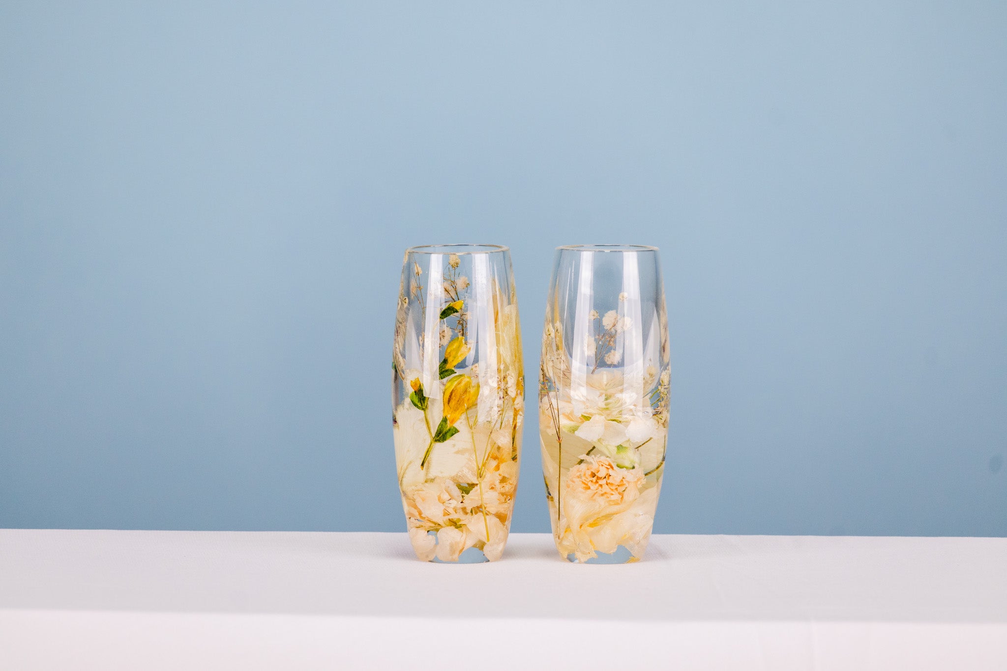 Preserved Flower Shot Glasses Set