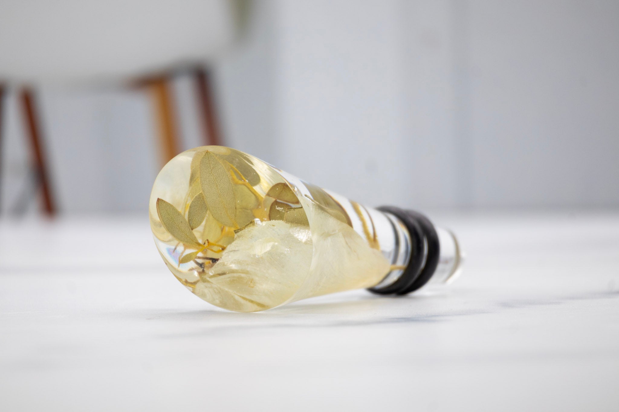 Slanted Flower Wine Stopper