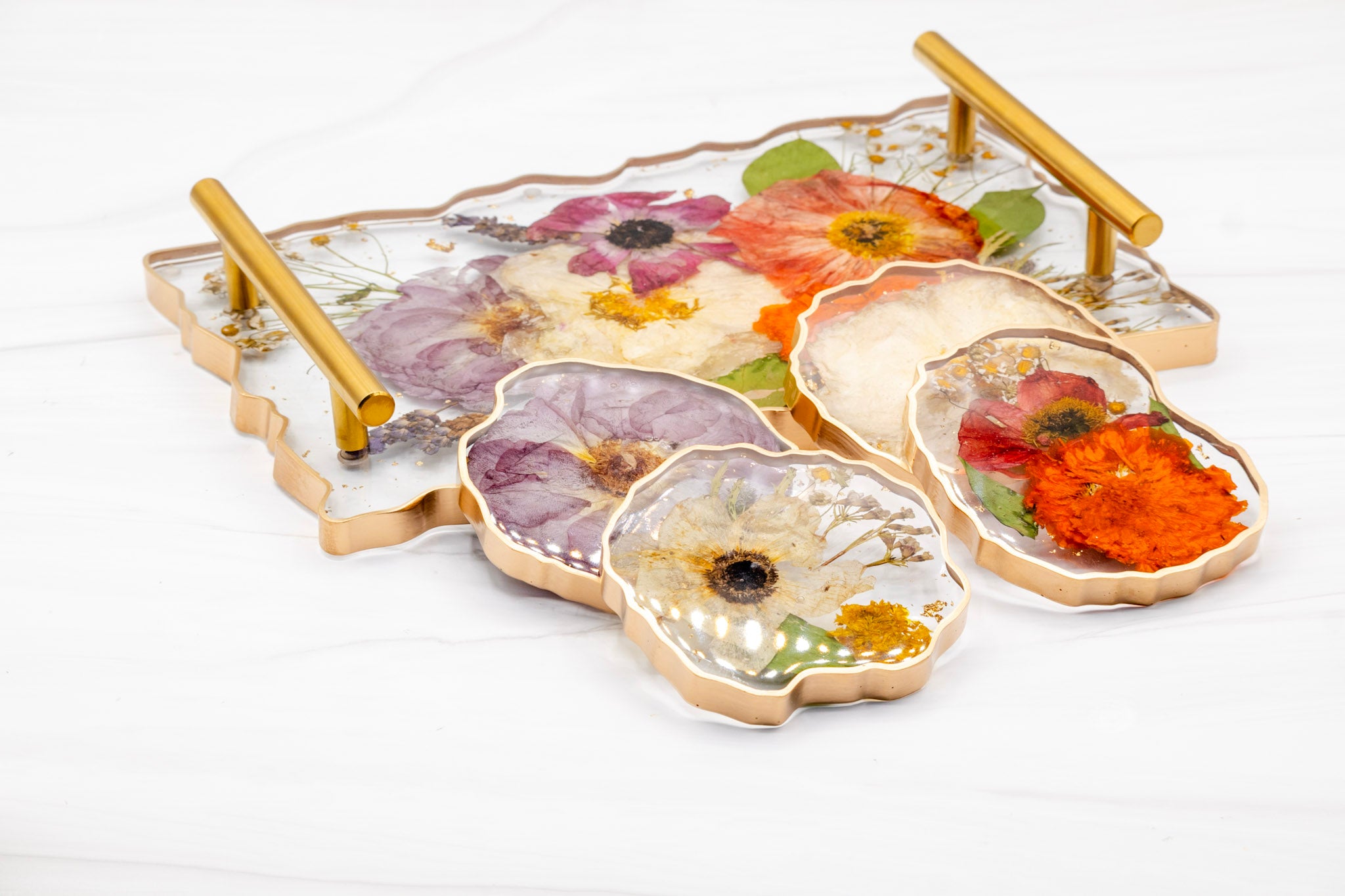 Geode Tray & Coaster Bundle