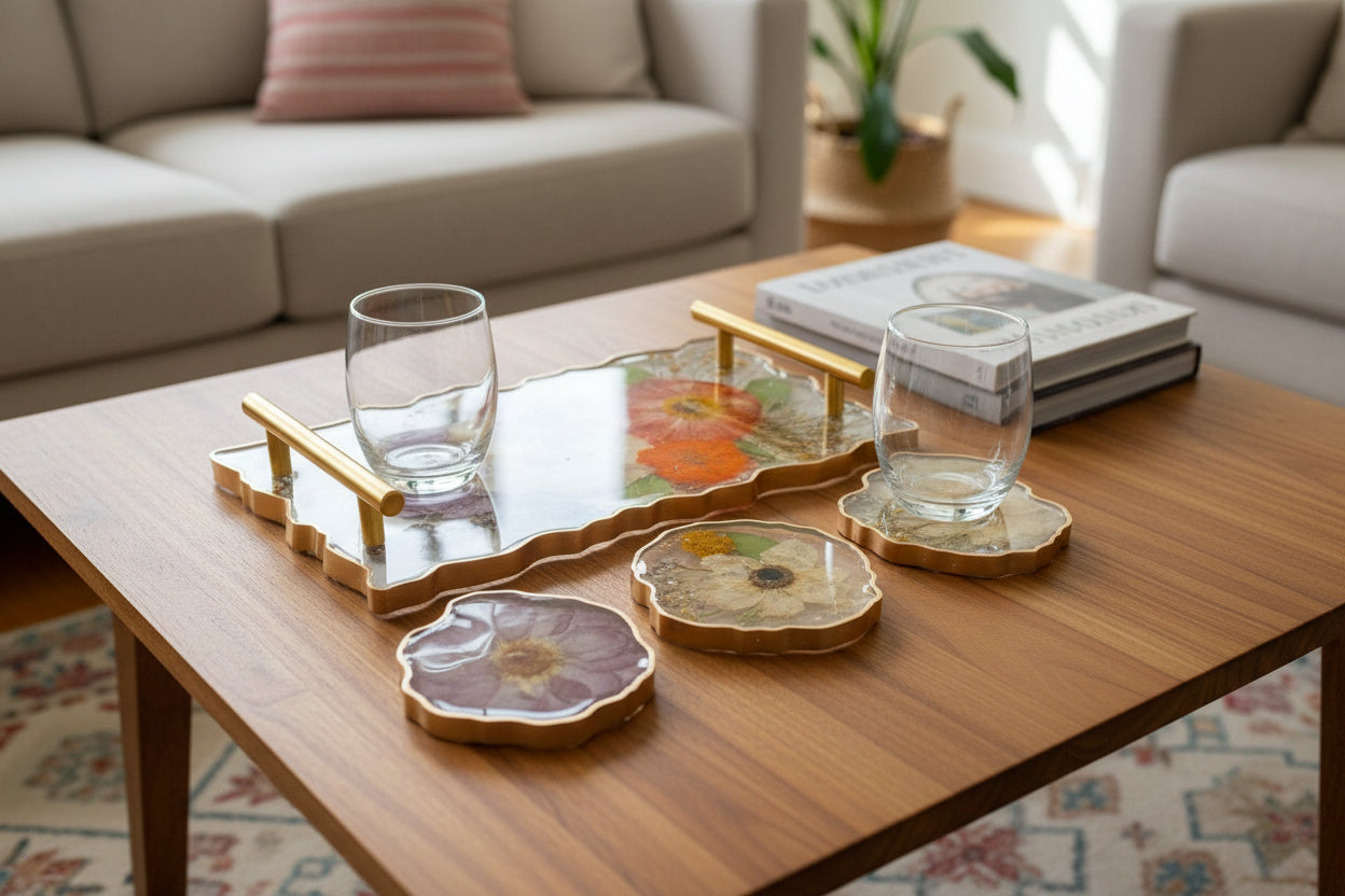 Pressed Flower Preservation Resin Tray Wedding Bouquet Flower Preservation Tray Resin Floral Preservation Resin Pressed Wedding Flower Tray