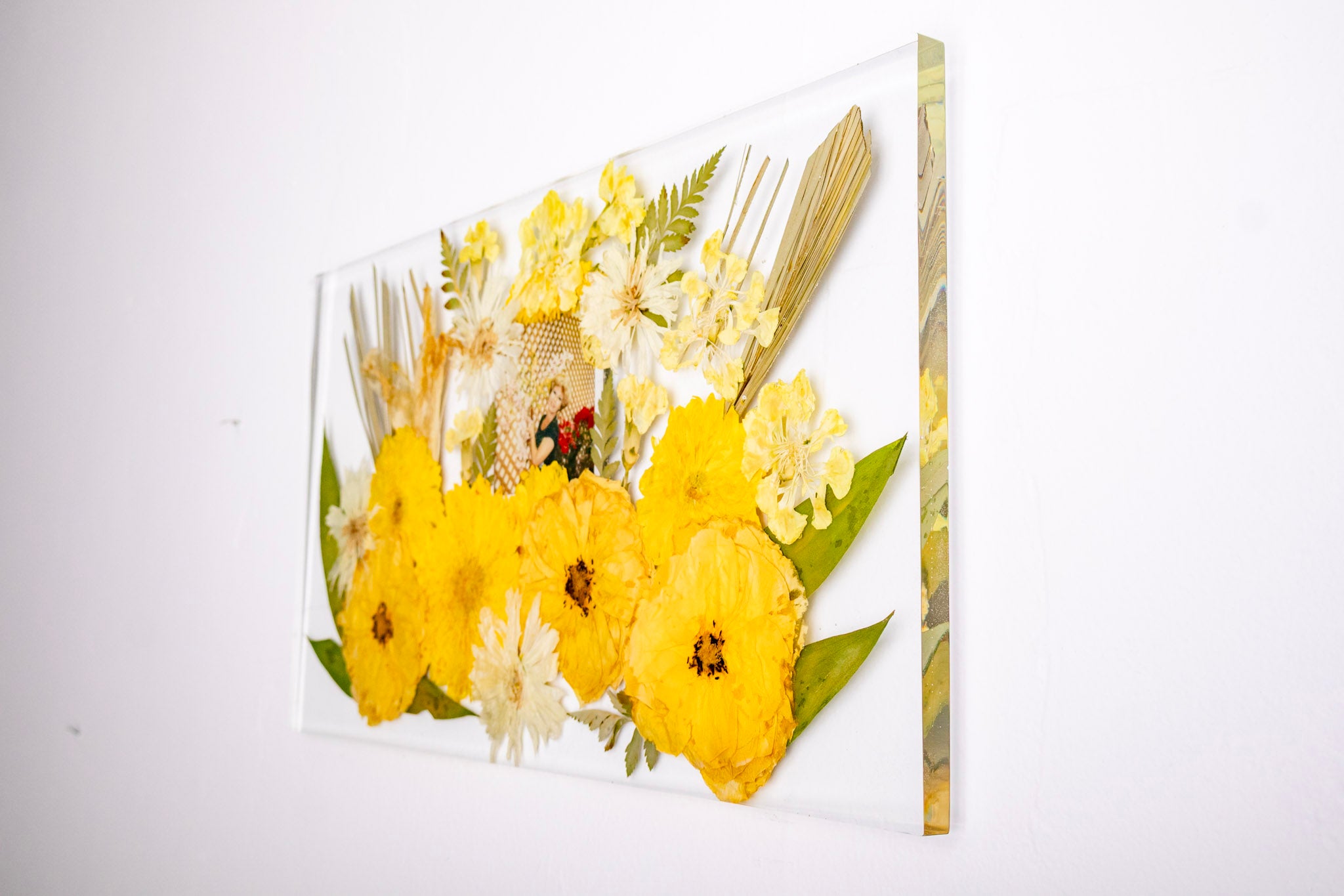 Memorial Flower Keepsake Pressed Flower Wall decor