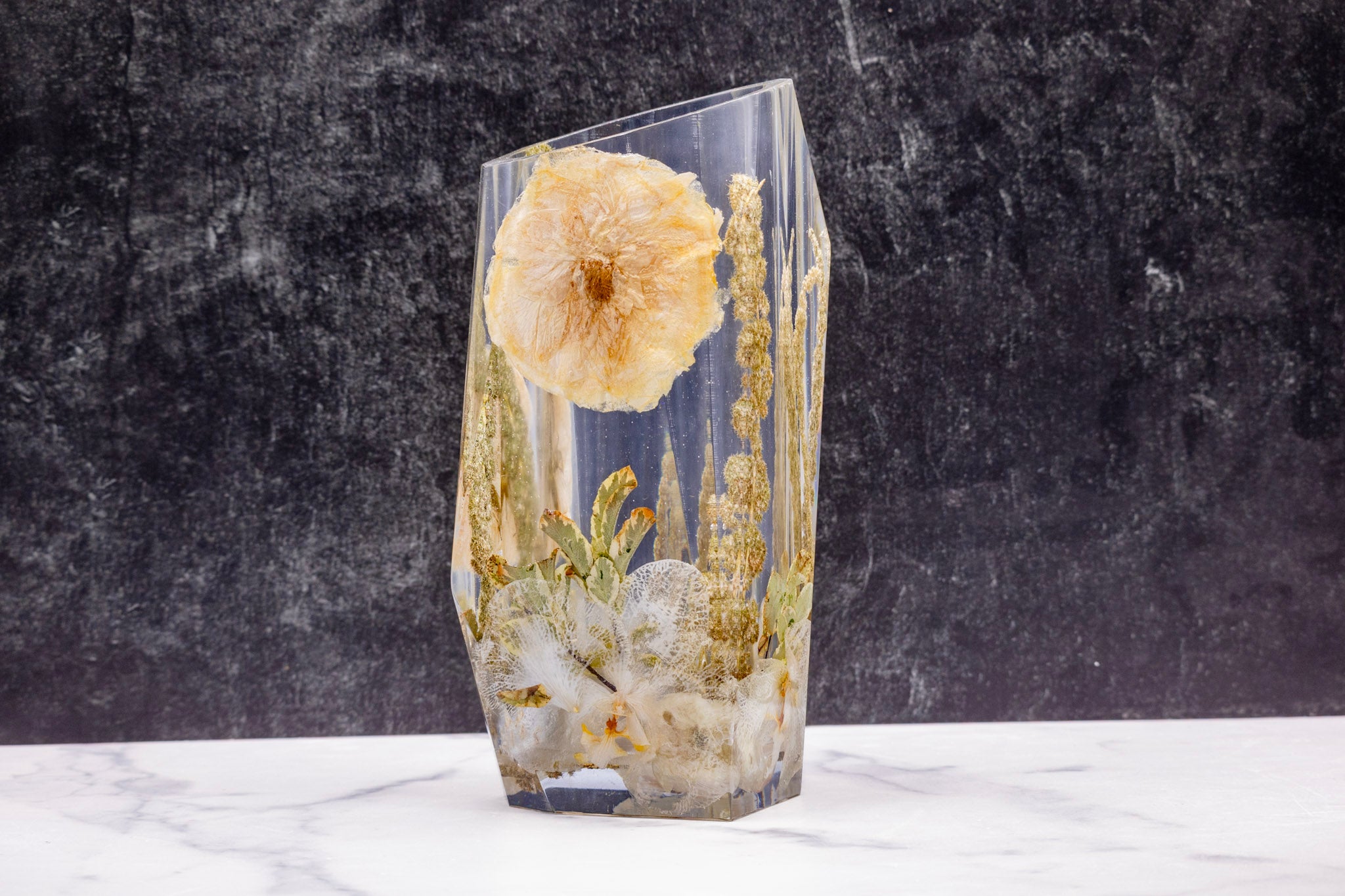 Pressed Flower Vase and Wine Chiller