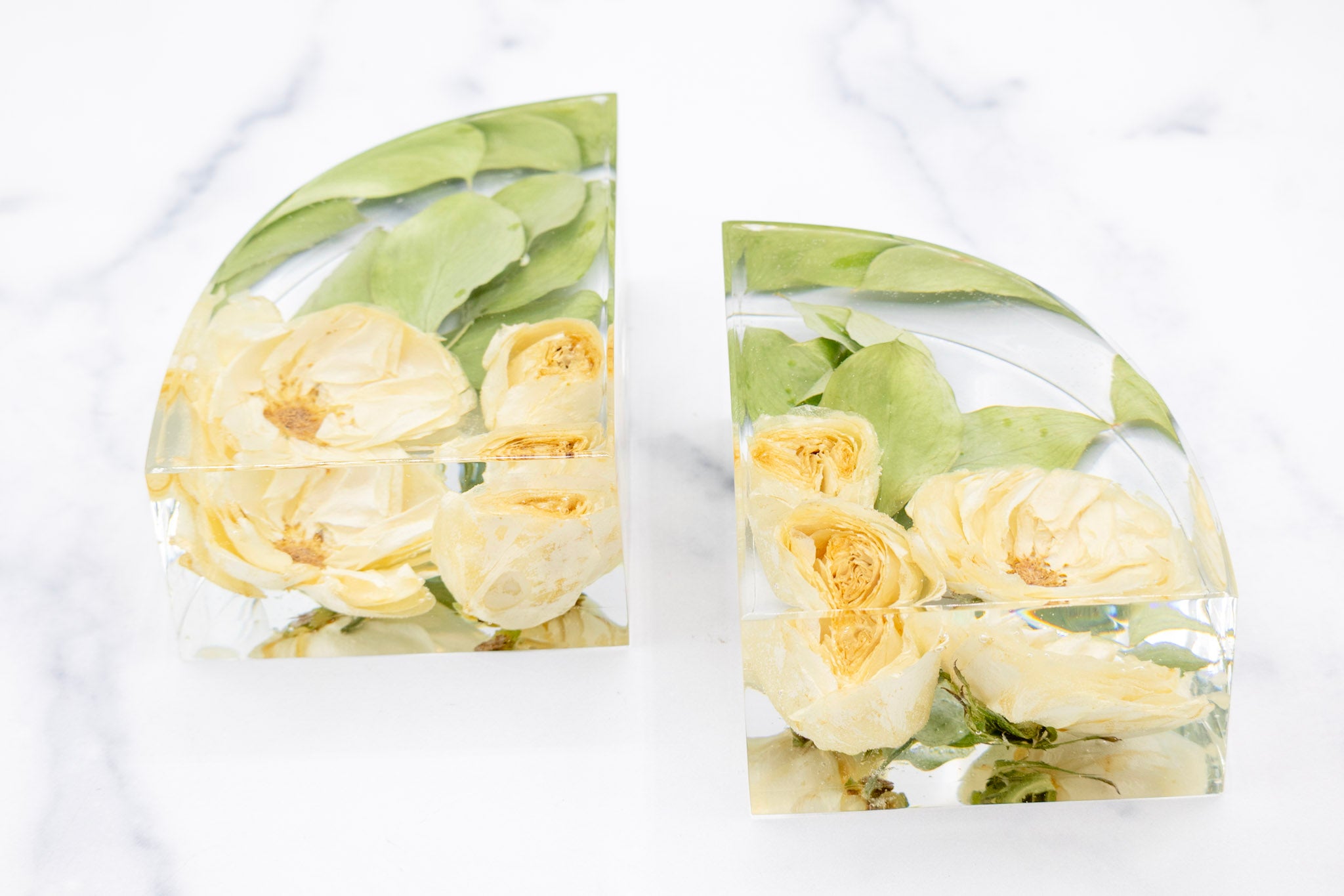 Wedding Bouquet Preservation Book Ends Gift