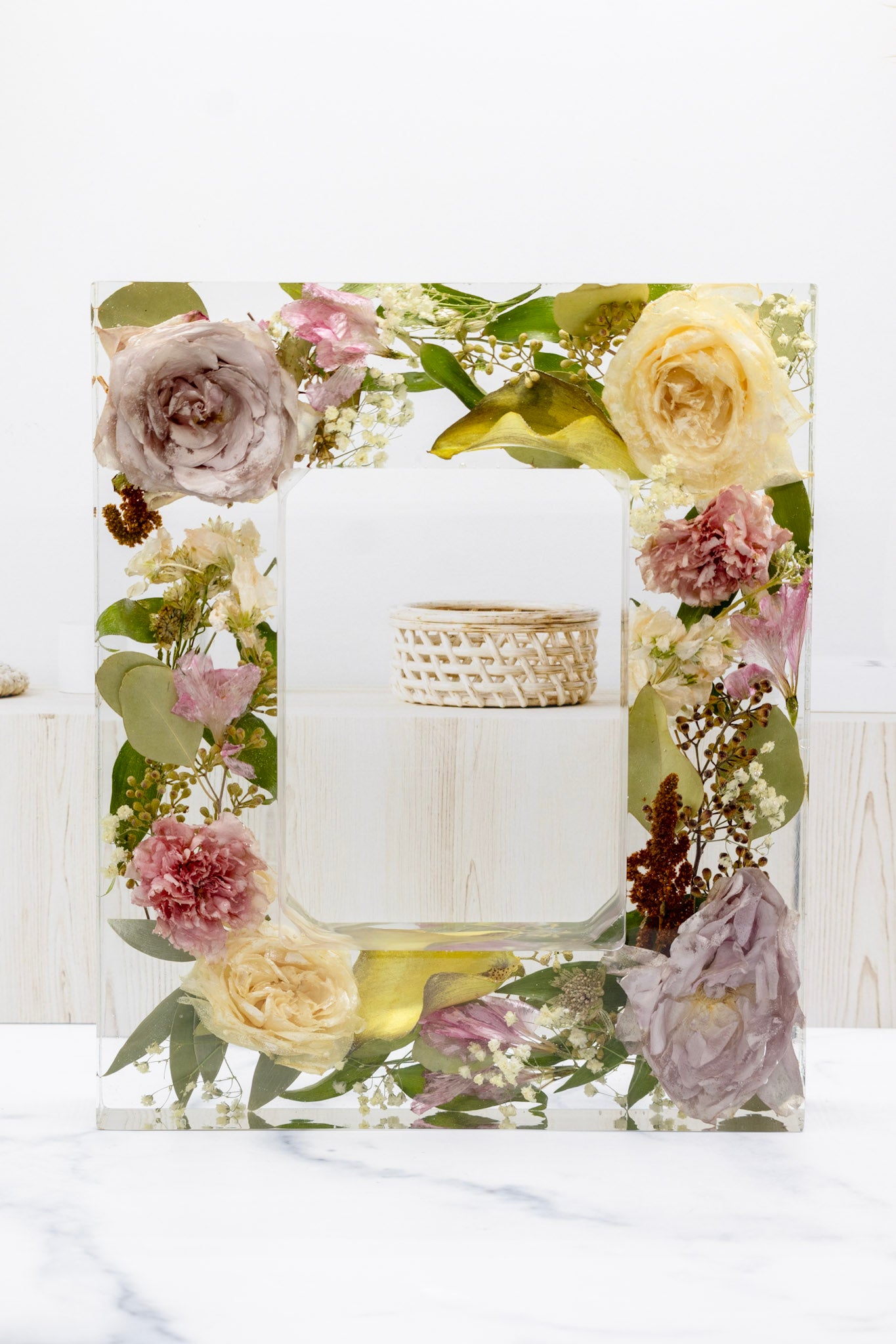 5x7 Preserved Flower Photo Frame