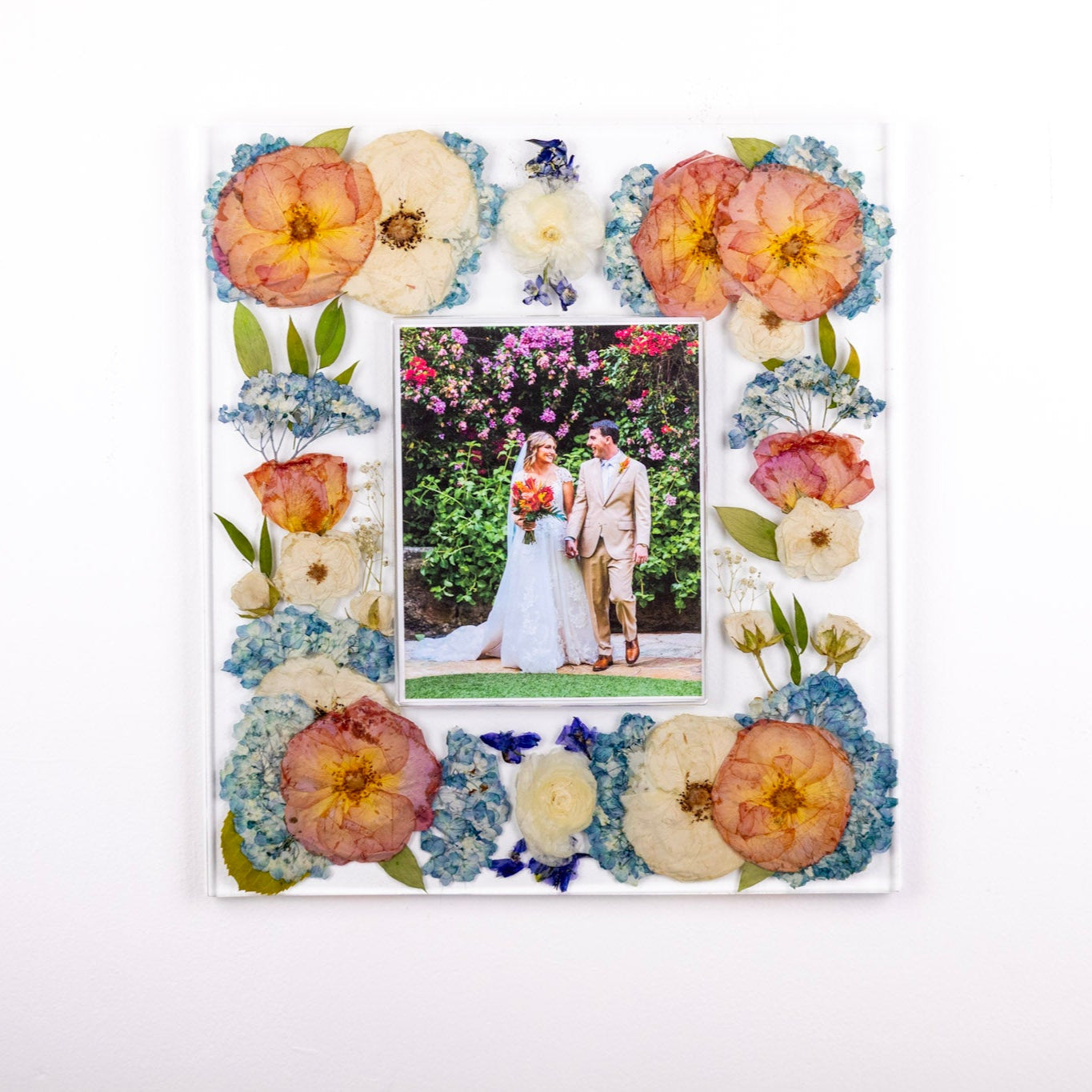 Pressed Bouquet Preservation Photo Frame