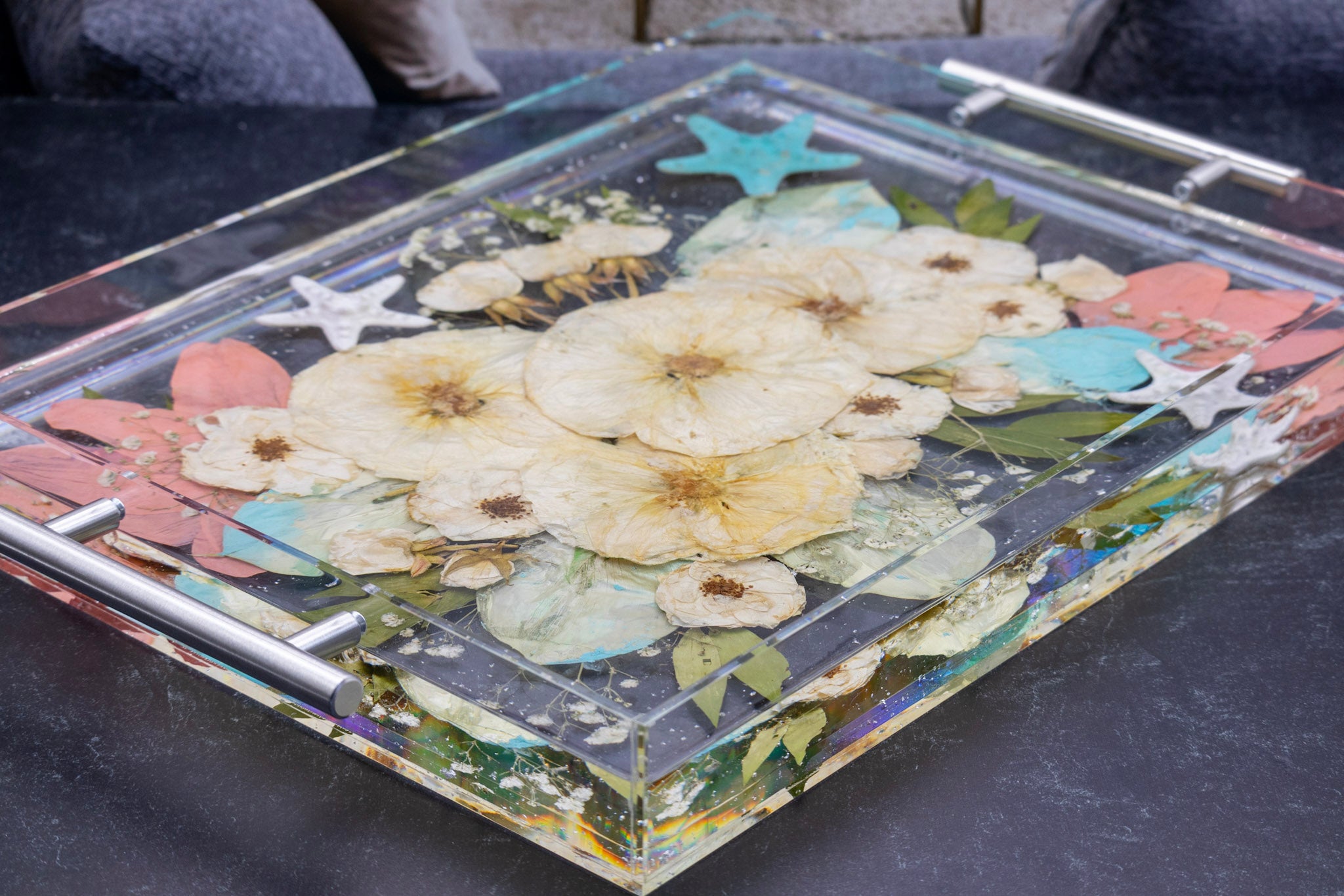 12x16 Serving Tray with Raised Edge