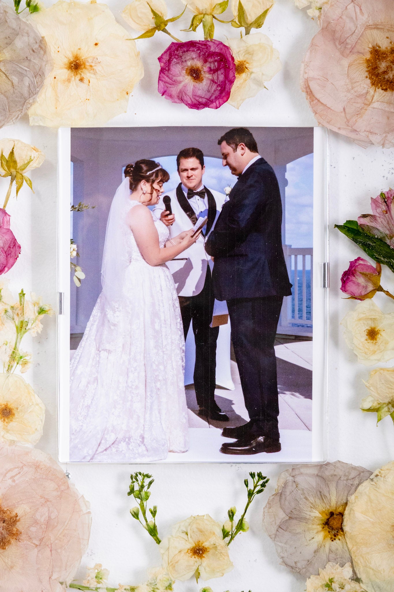 8x10 Preserved Flower Photo Frame