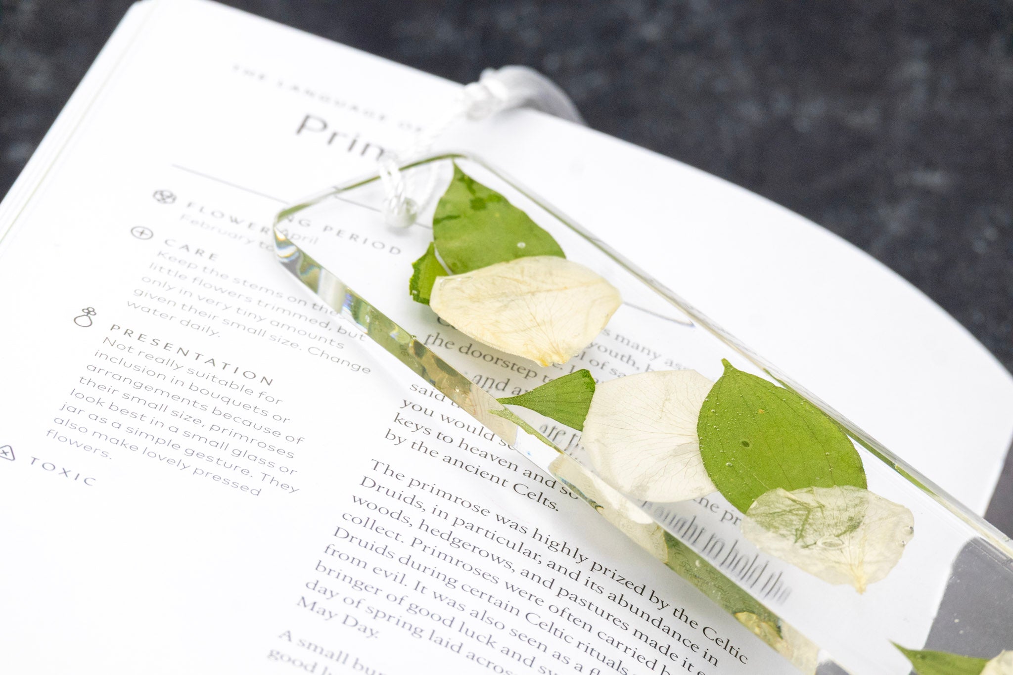Pressed Flower Bookmark