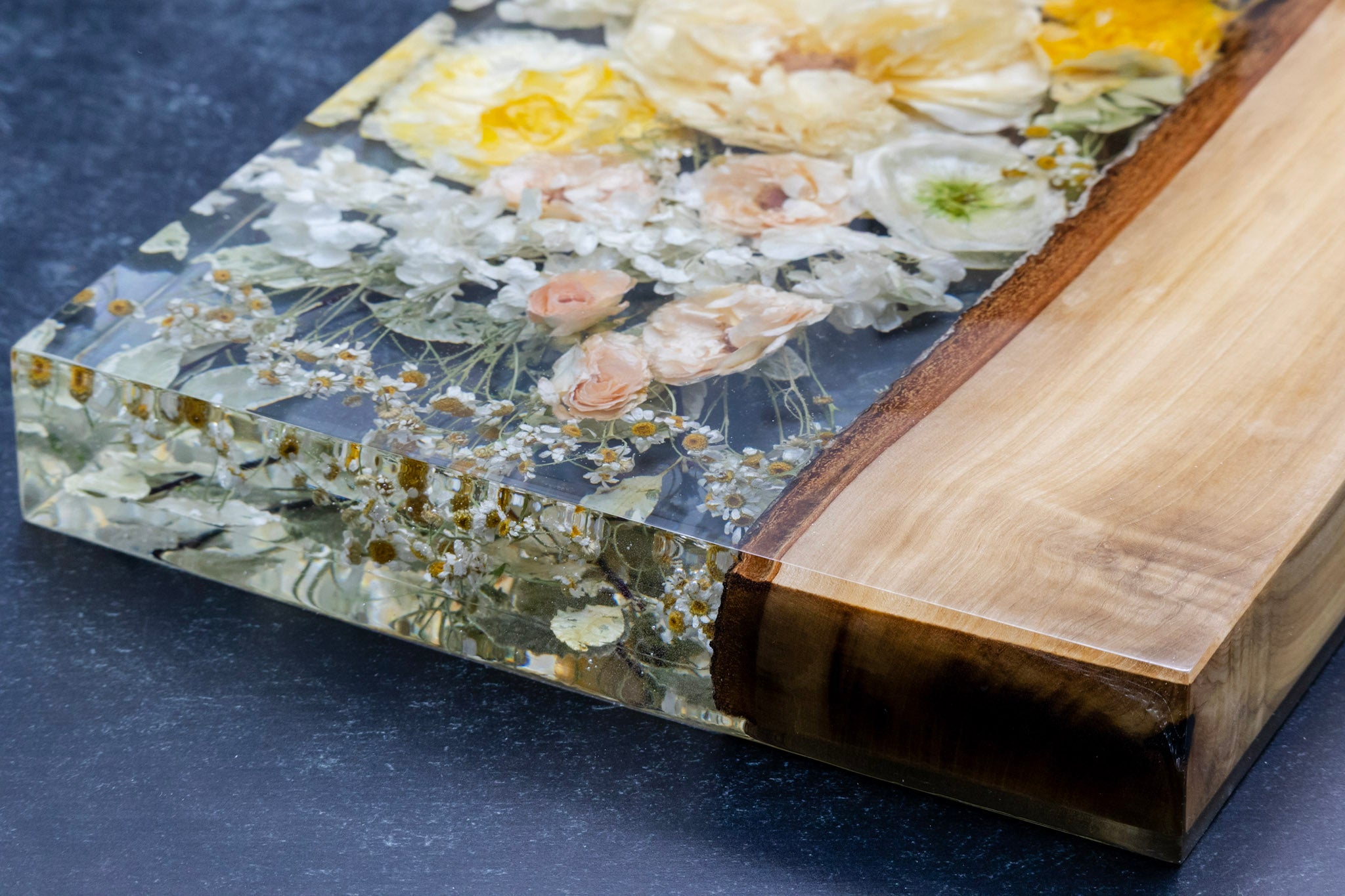 18x10 Live Edge Wood Charcuterie Board | Standard