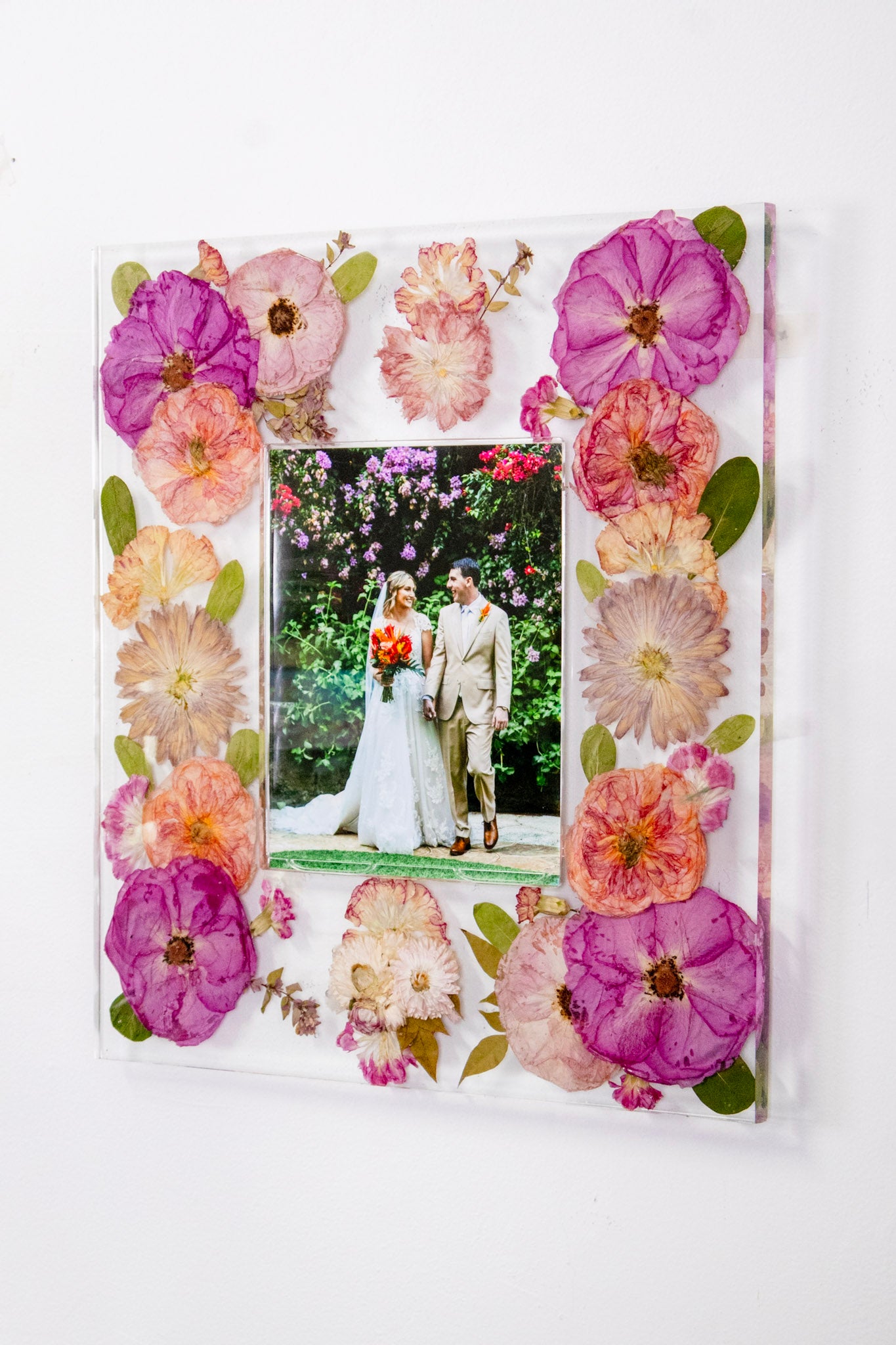 8x10 Preserved Flower Photo Frame
