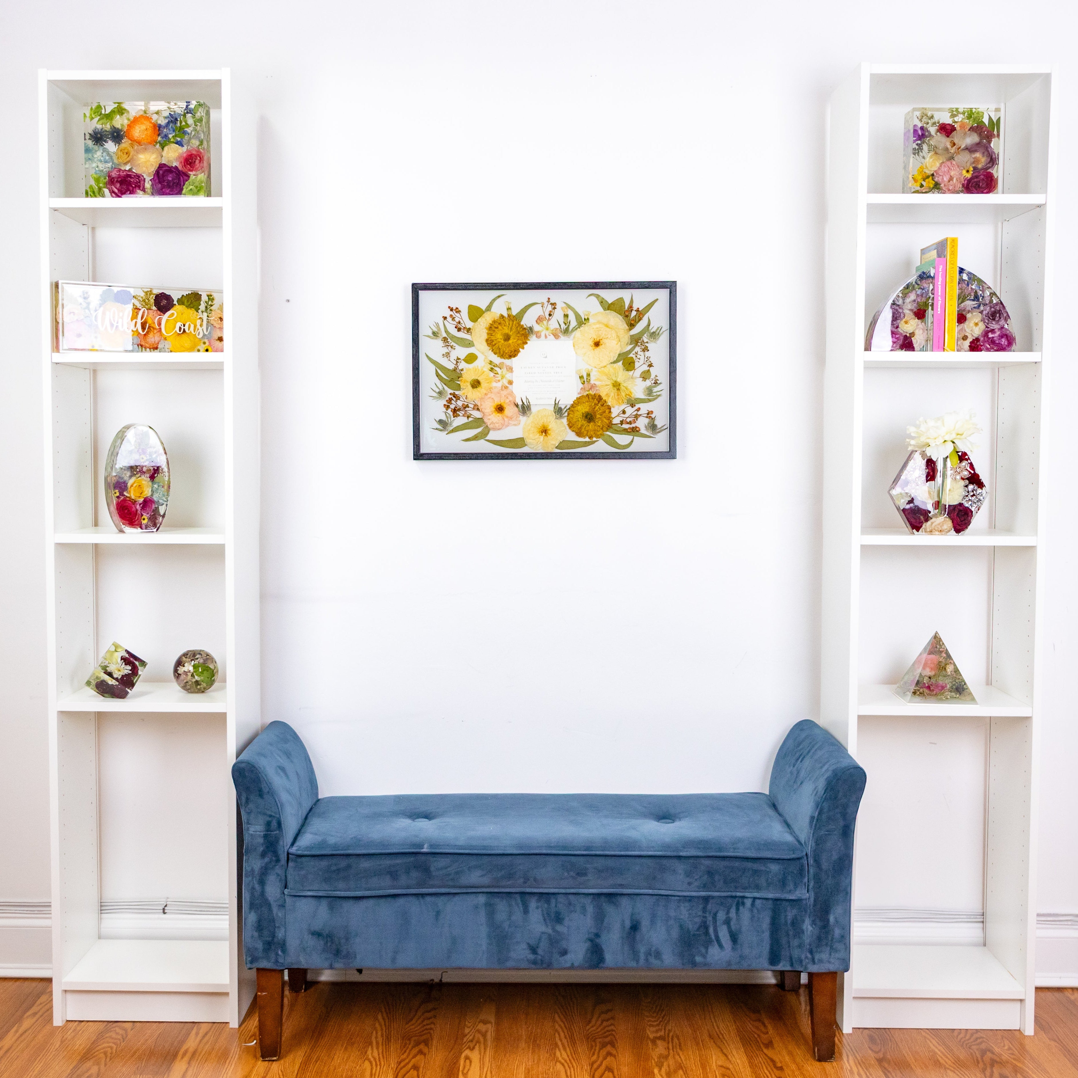 Custom Pressed Flower Frame Real Flower Keepsake Bouquet Preservation Wall Display Custom Flower Frame Resin Flower Preservation Frame Gift