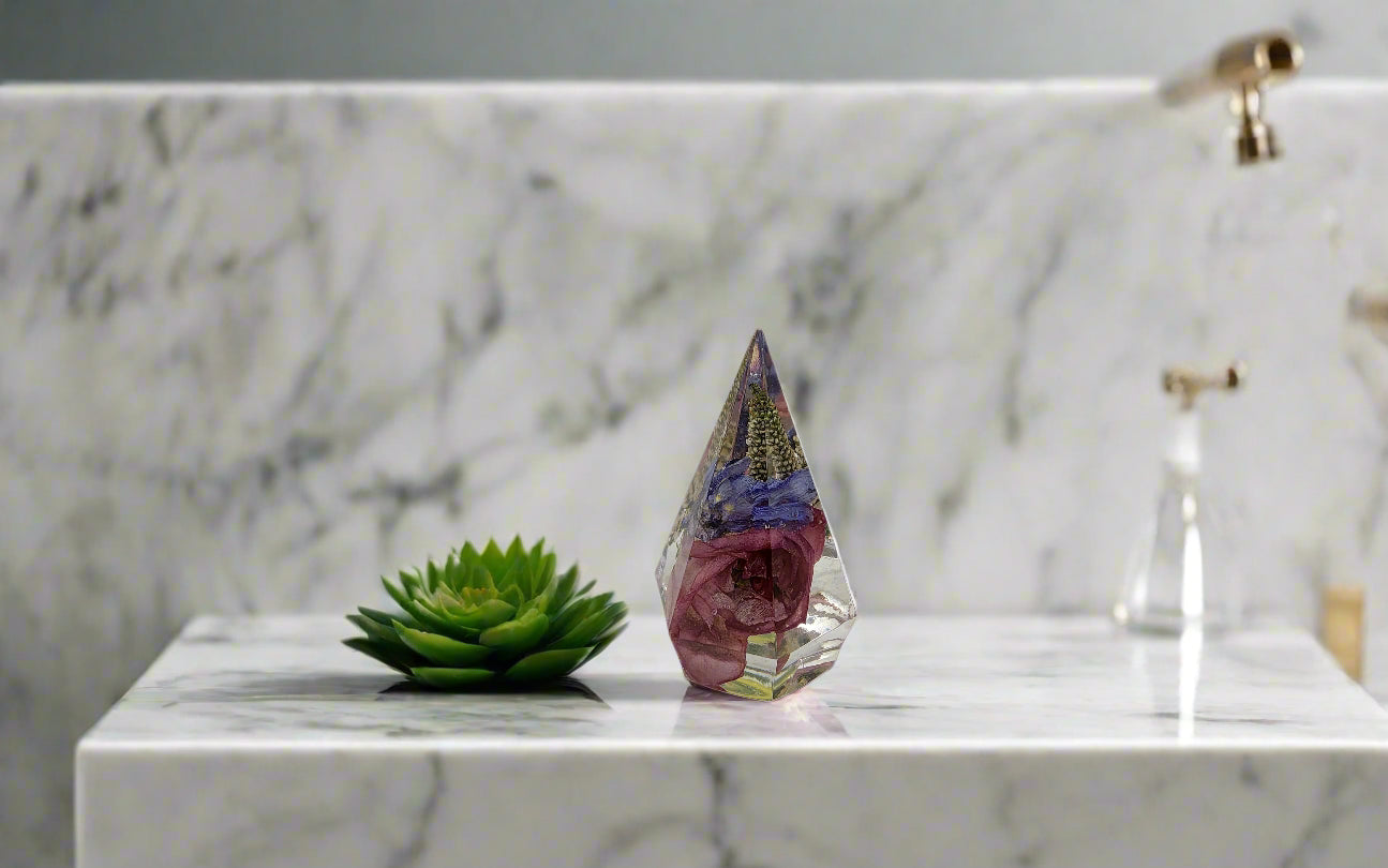 Flower preservation ring holder