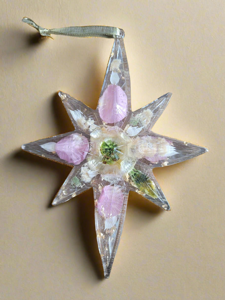 Wedding Flower Preservation Ornament Wedding Flower Ornament Wedding Bouquet Preservation Star Dried Flower Ornament Preserved Flower Gift