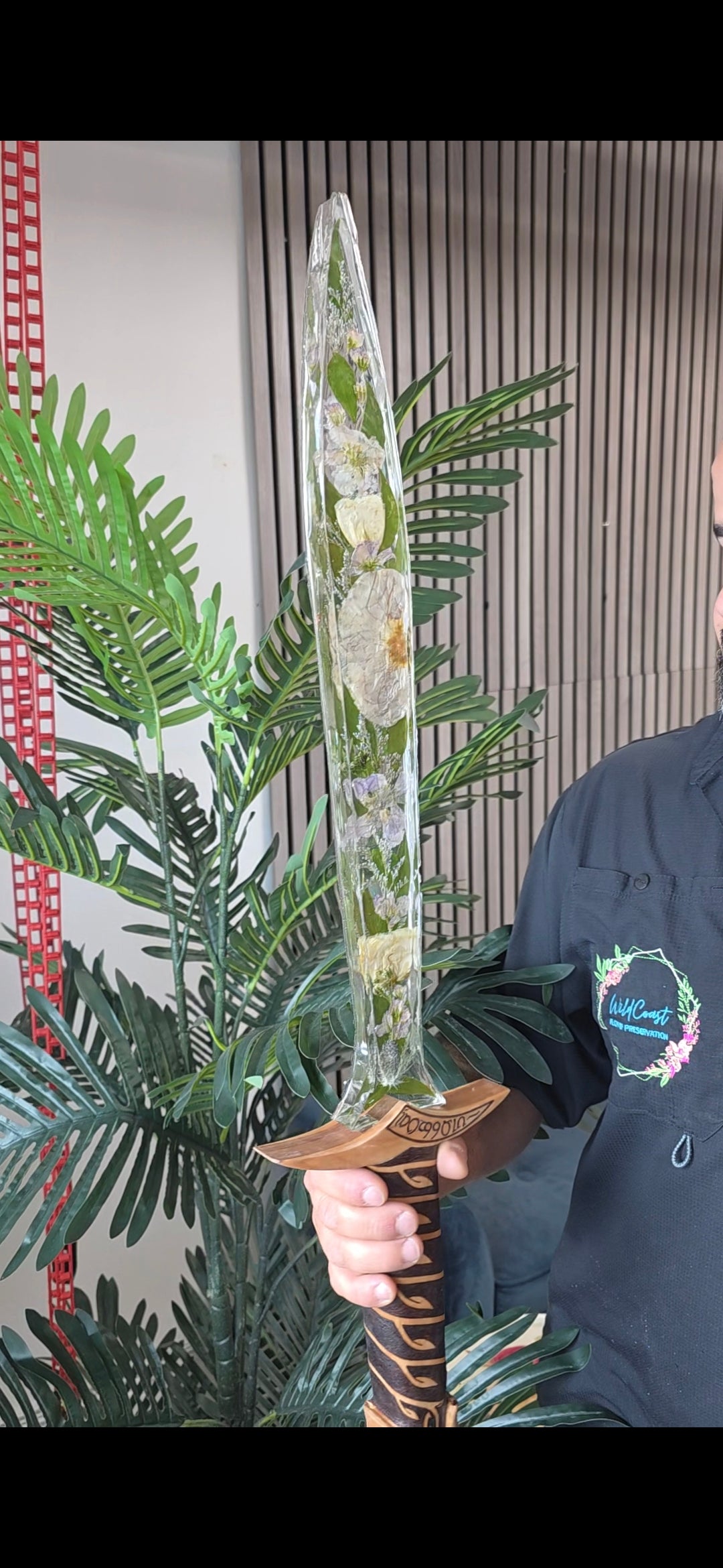 Pressed Flower Sword