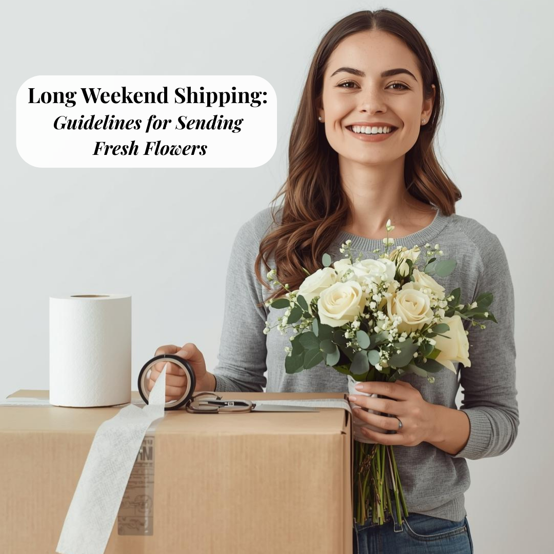 Wild Coast Flower Preservation blog post about long weekend shipping and rules for sending bouquet's over holiday weekends