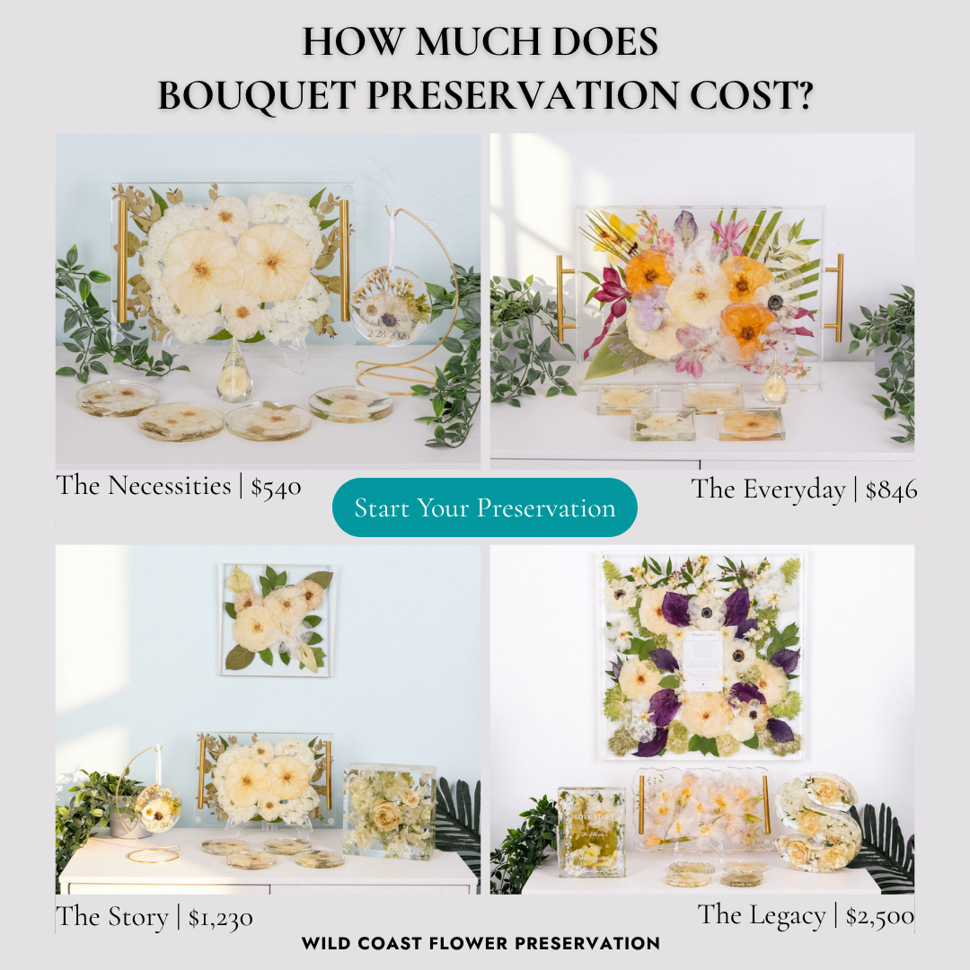How Much Does Wedding Bouquet Preservation Cost? Real Prices by Piece