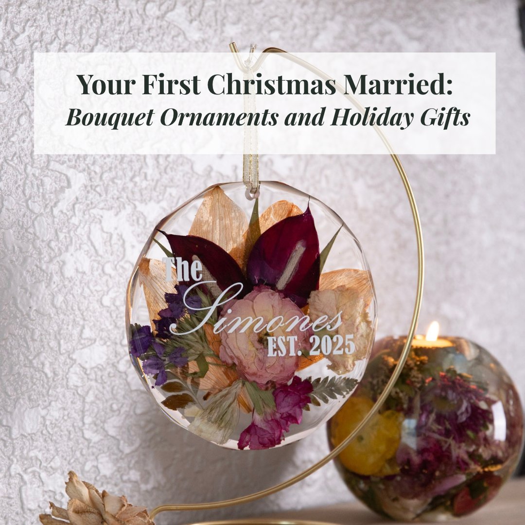Wedding Bouquet Ornaments and Holiday Gifts