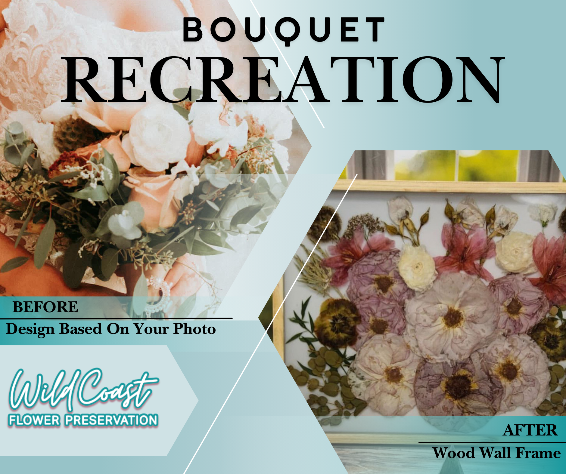 Flower sourcing for bouquet recreation